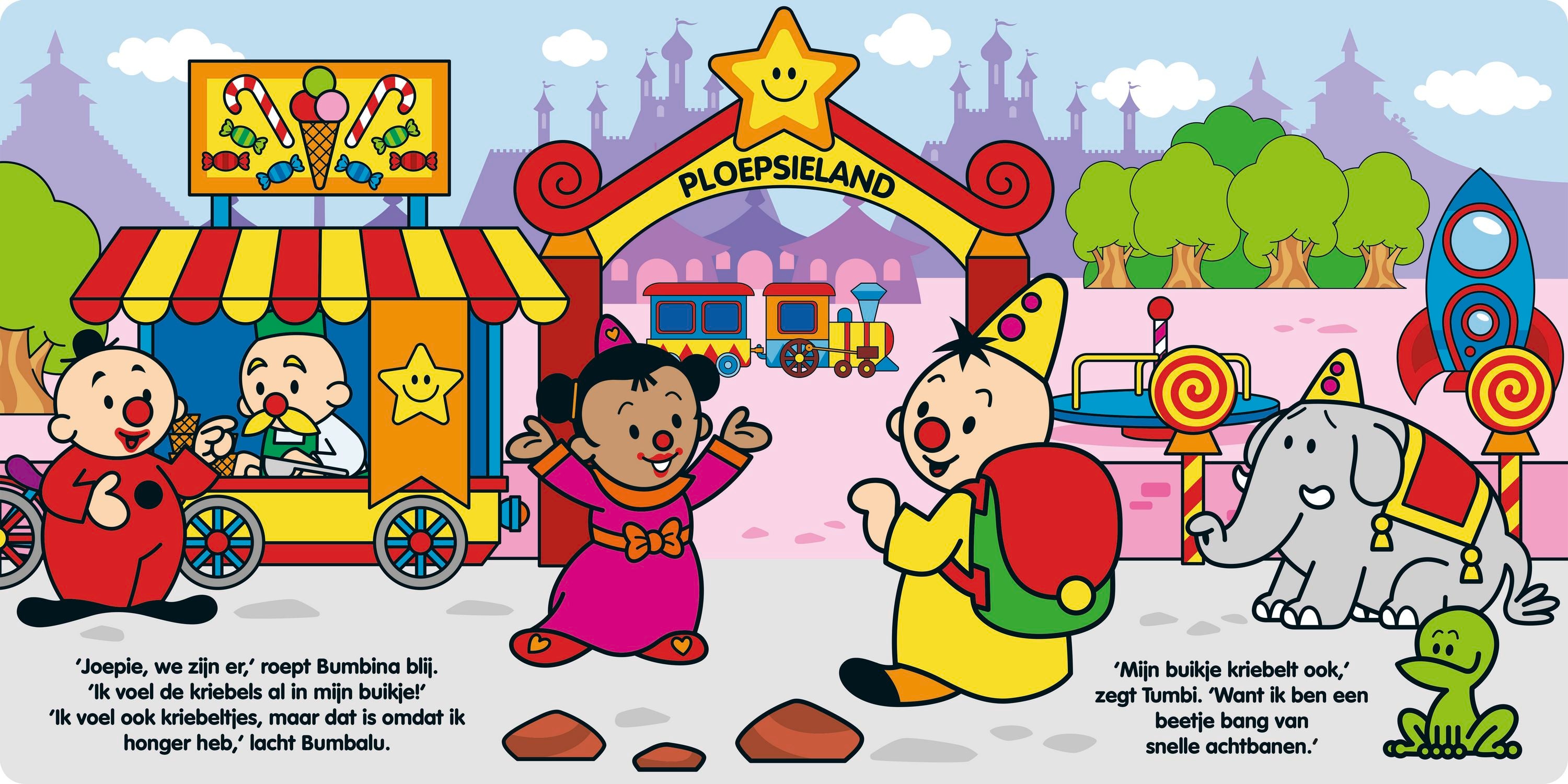 Bumba Kartonboek "Pretpark" - Met flapjes