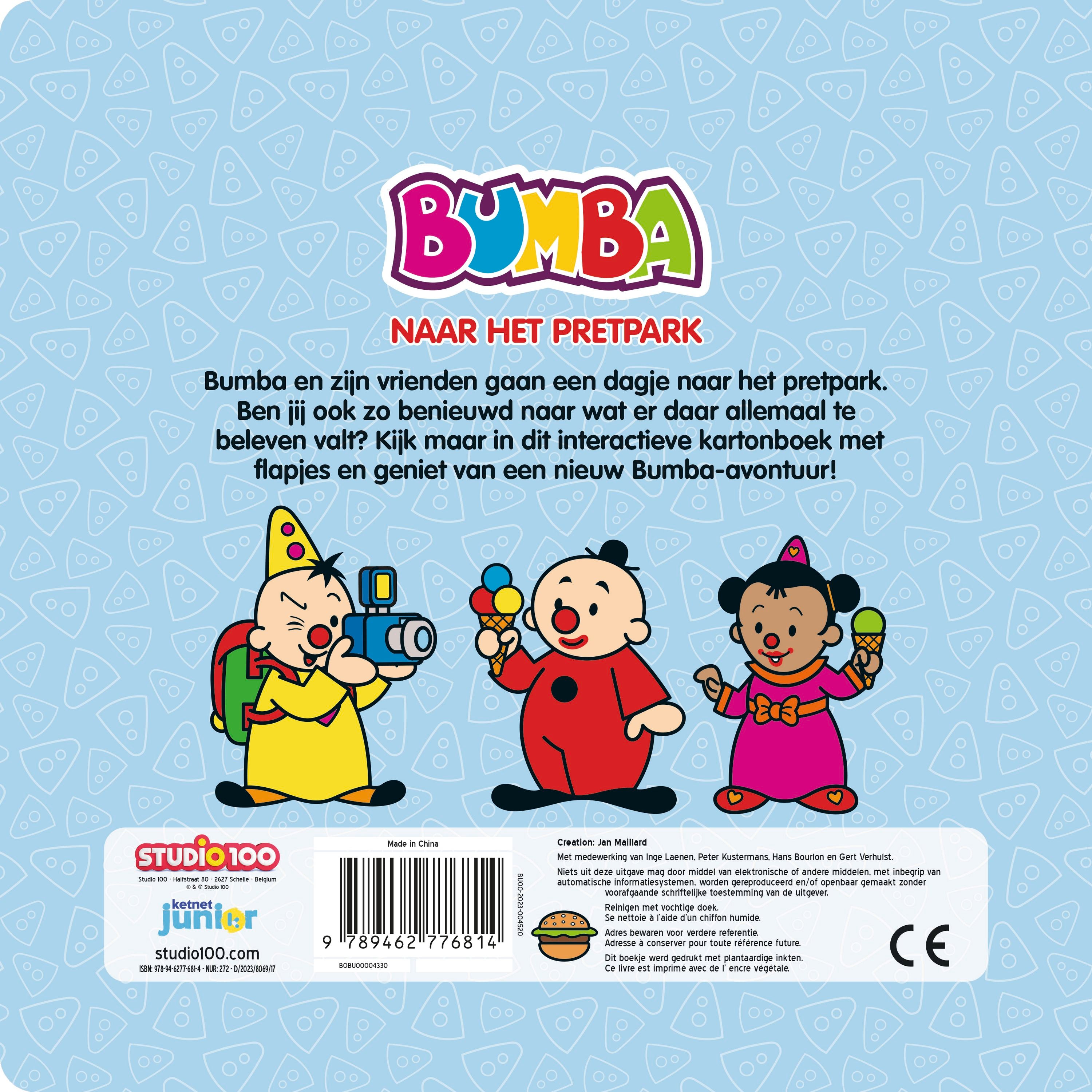 Bumba Kartonboek "Pretpark" - Met flapjes
