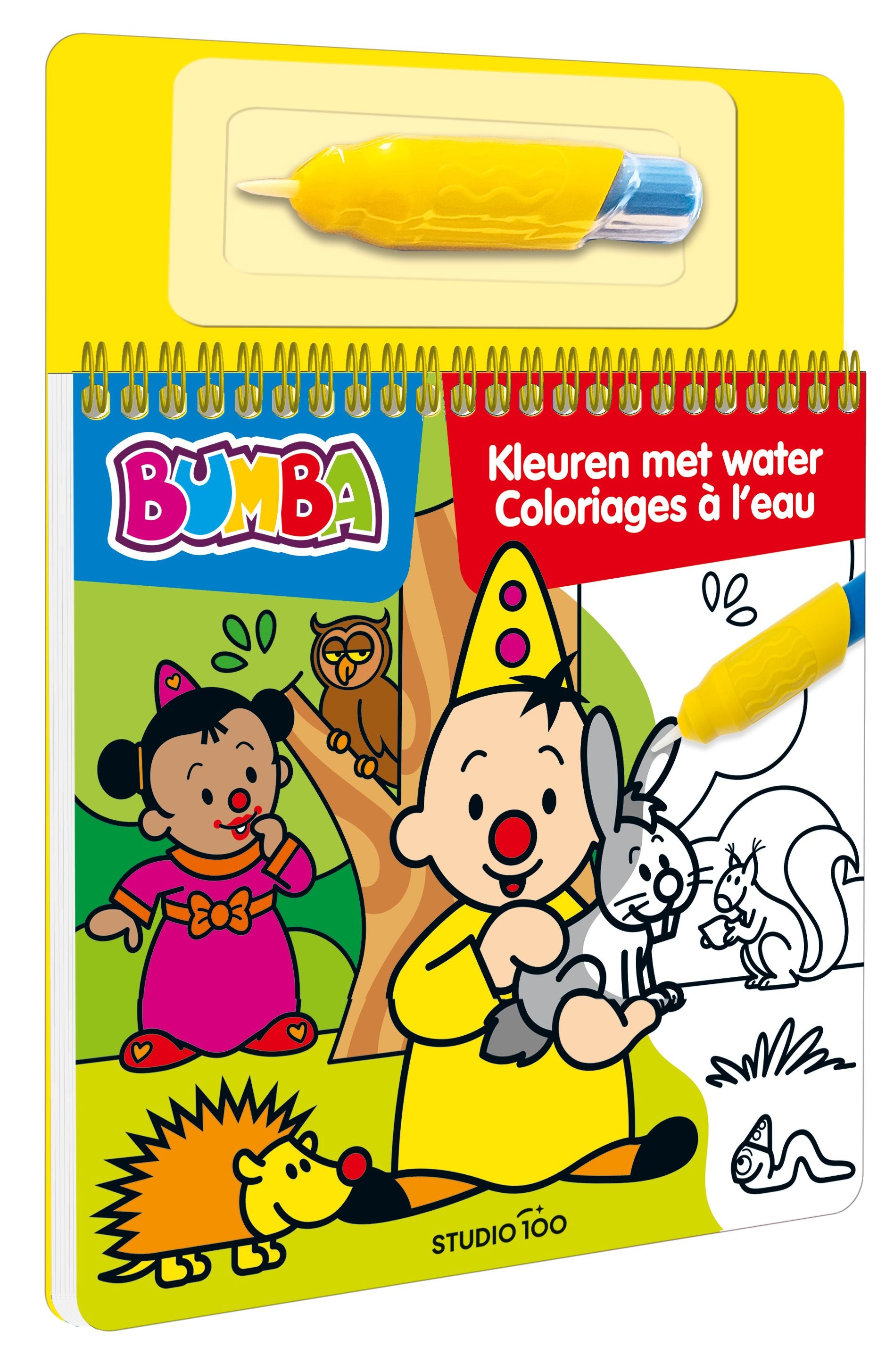 Bumba Kleurboek "Kleuren met water" - Geel