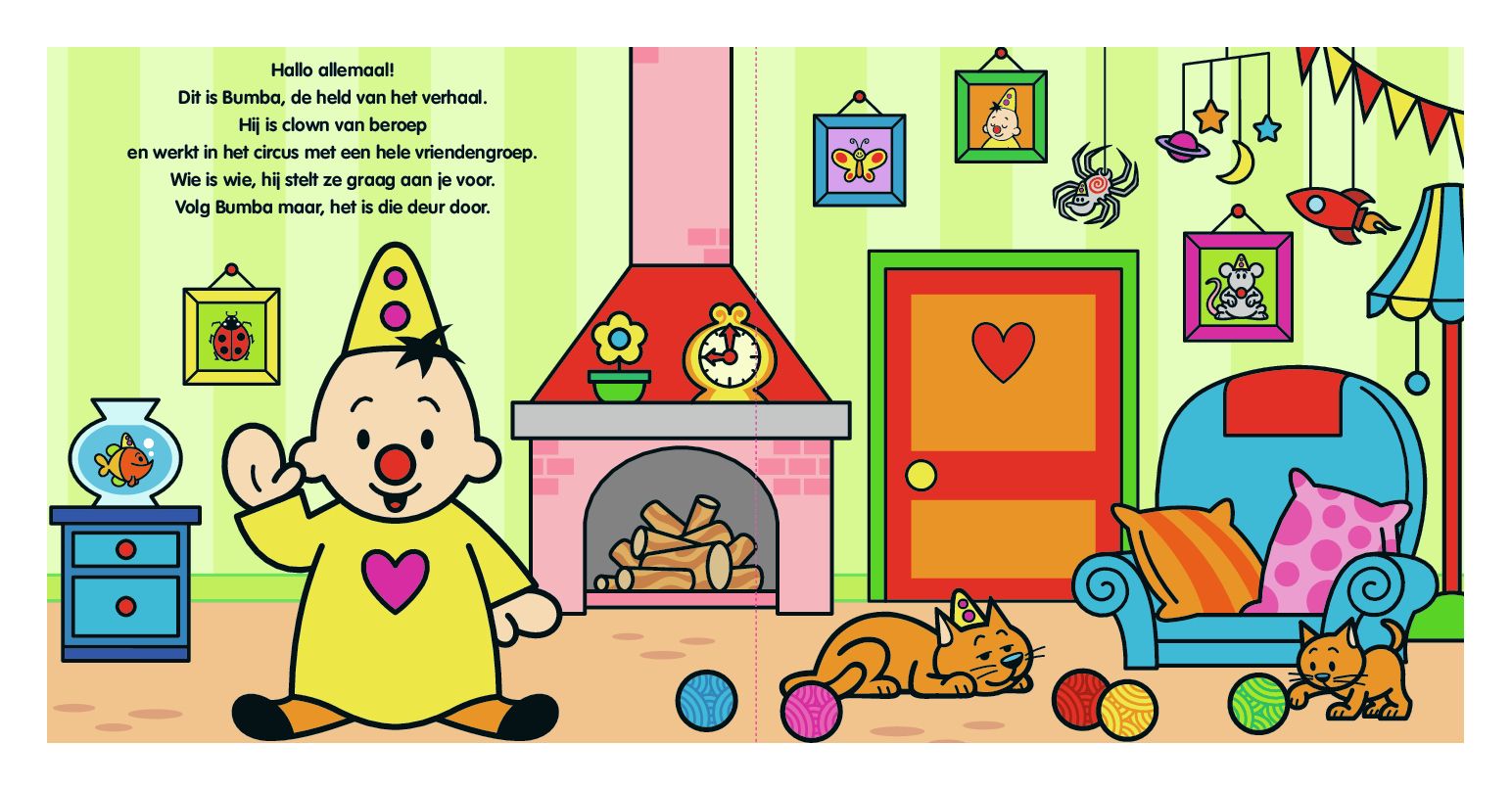 Bumba Kartonboek "Bumba en zijn vrienden"