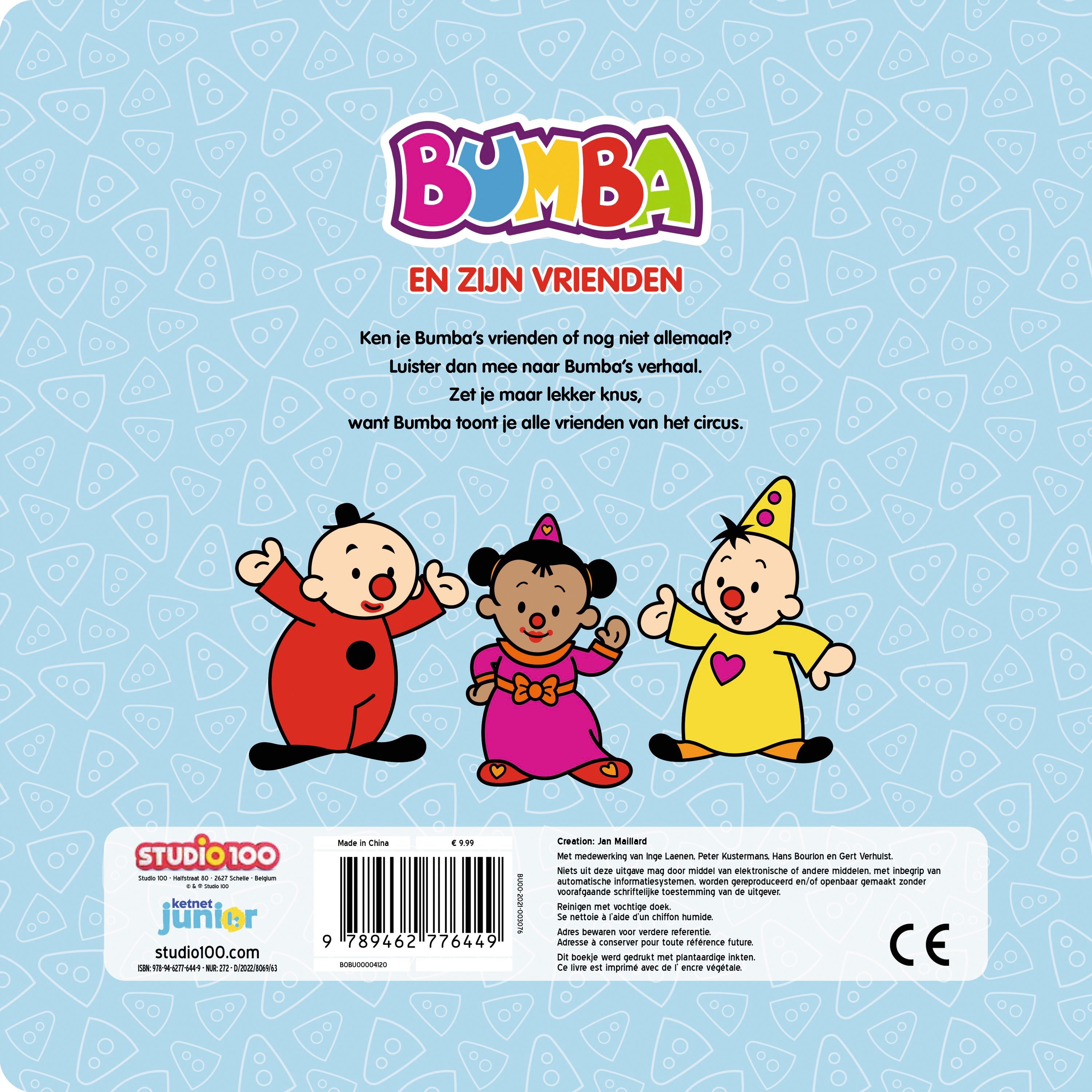 Bumba Kartonboek "Bumba en zijn vrienden"