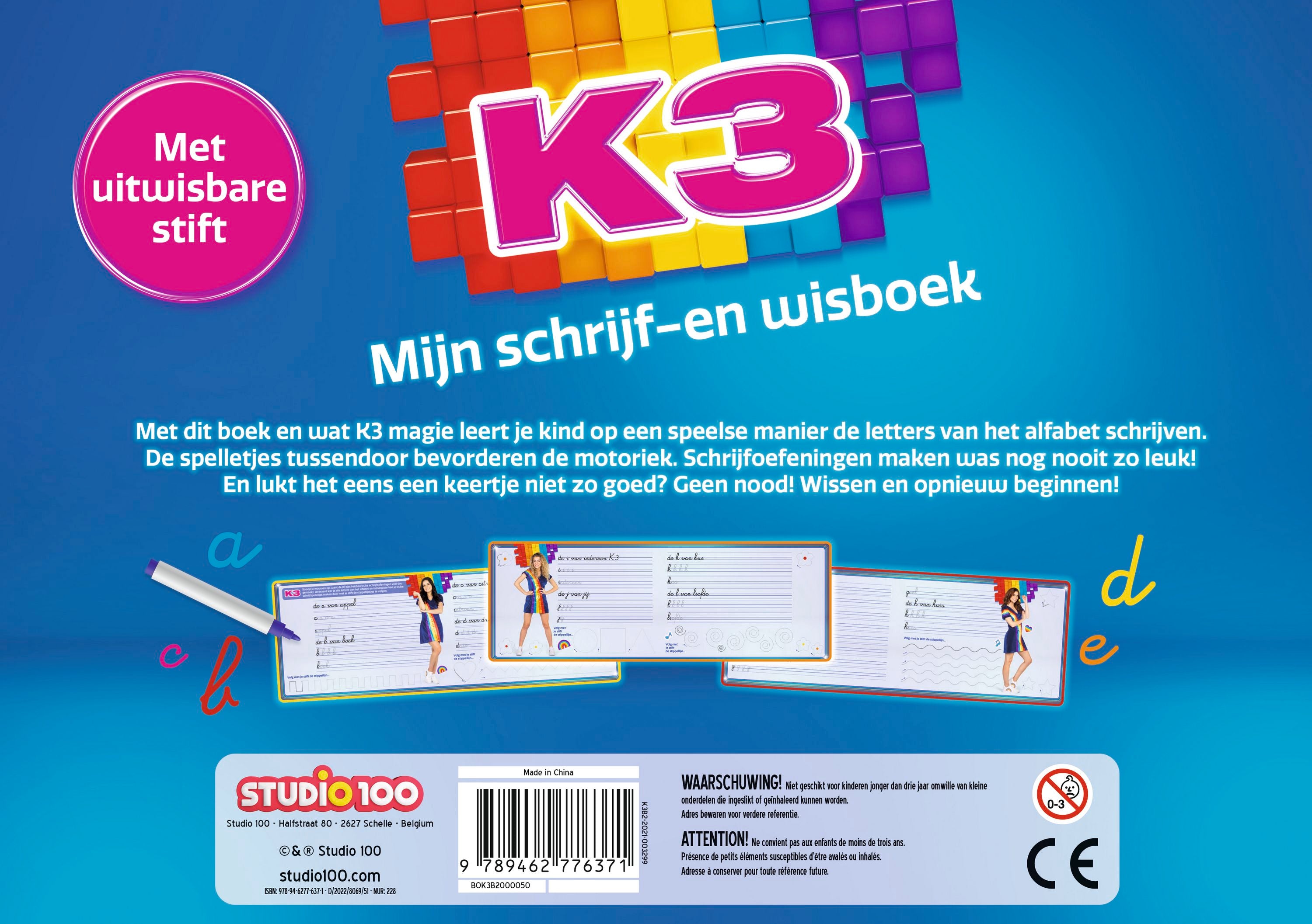 K3 Schrijf- en wisboek