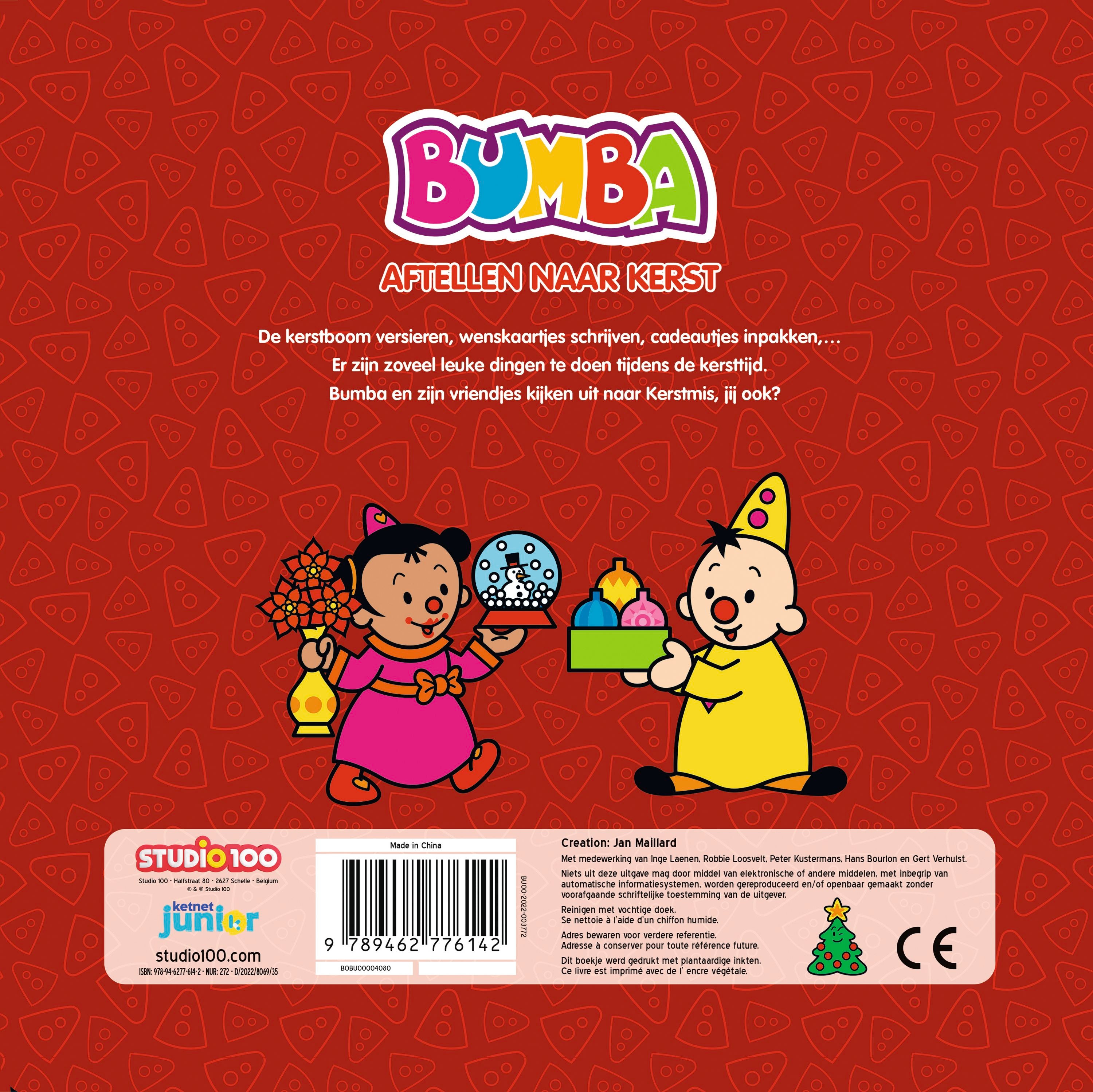 Bumba Kartonboek "Aftellen naar kerst"