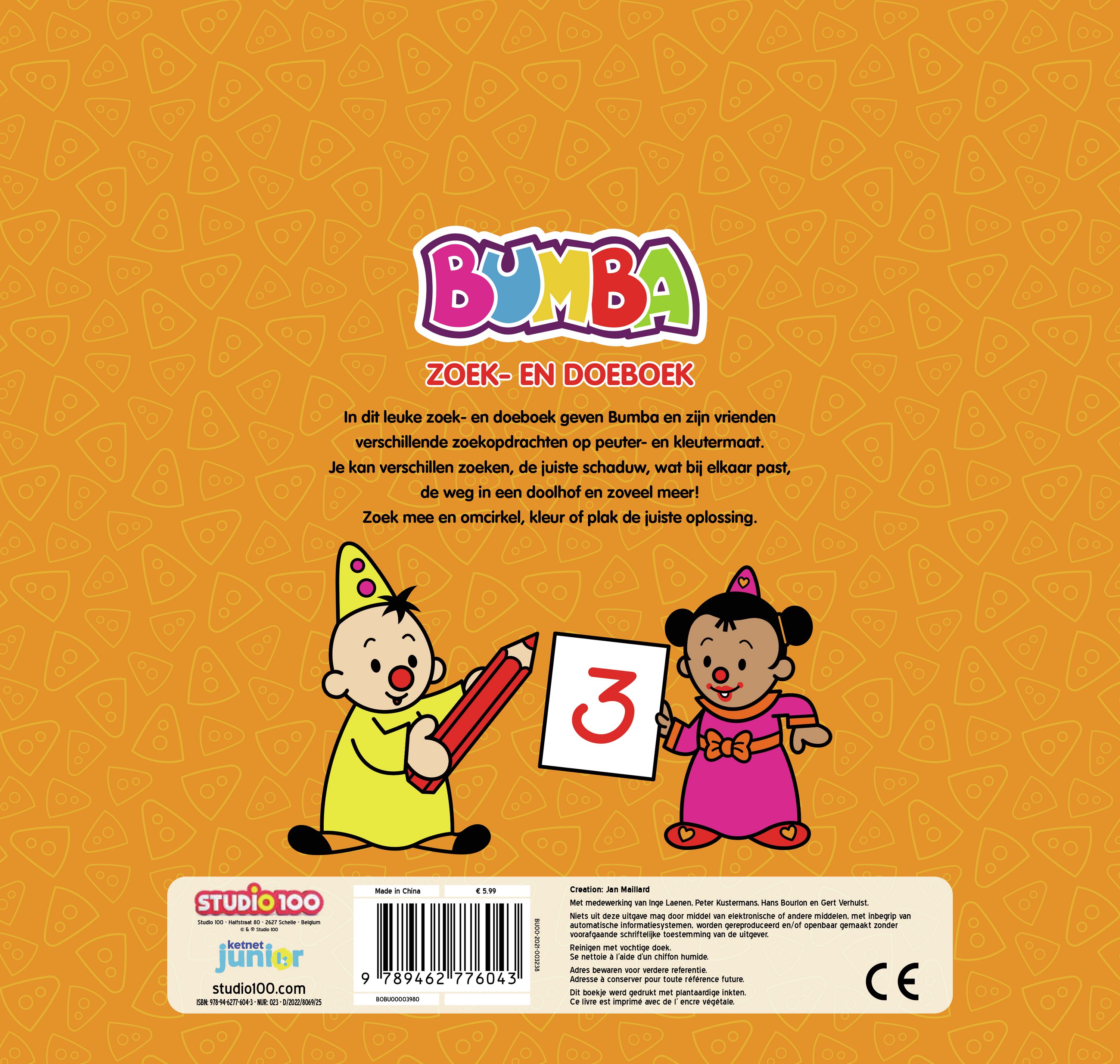 Bumba Zoek- en doeboek "Met superleuke spelletjes"