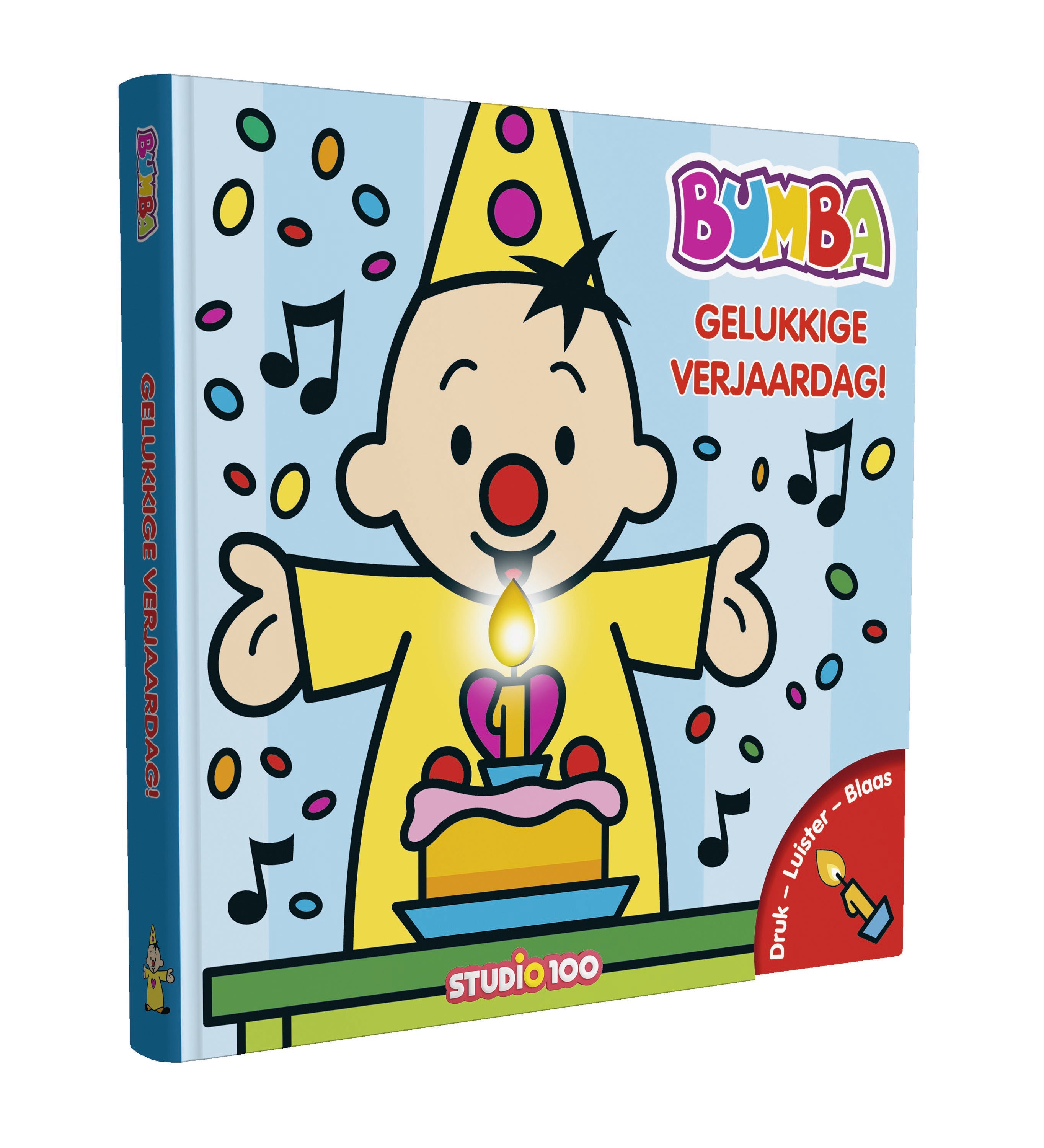 Bumba Verjaardagsboek "Met kaars en muziek"