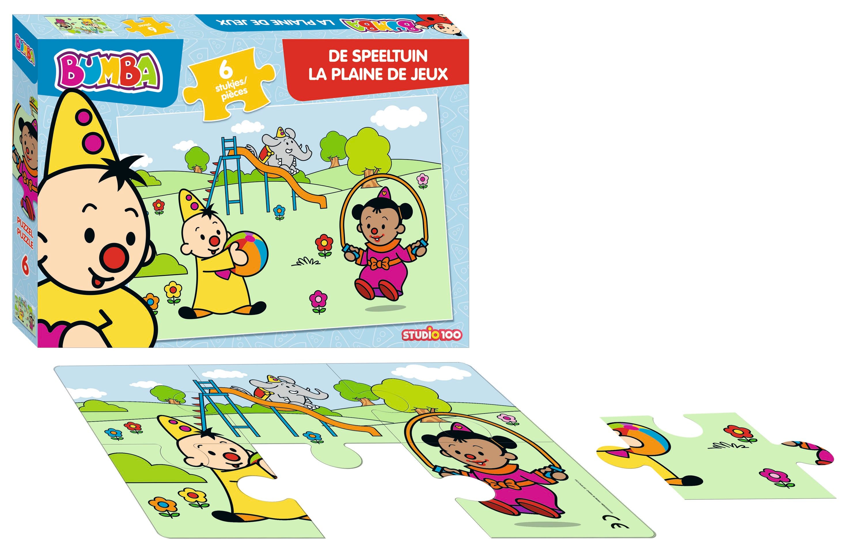 Bumba Puzzel "De Speeltuin" – 6 stukjes