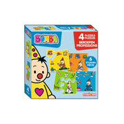 Bumba Puzzel 4 in 1 "Beroepen" – 4 x 6 stukken
