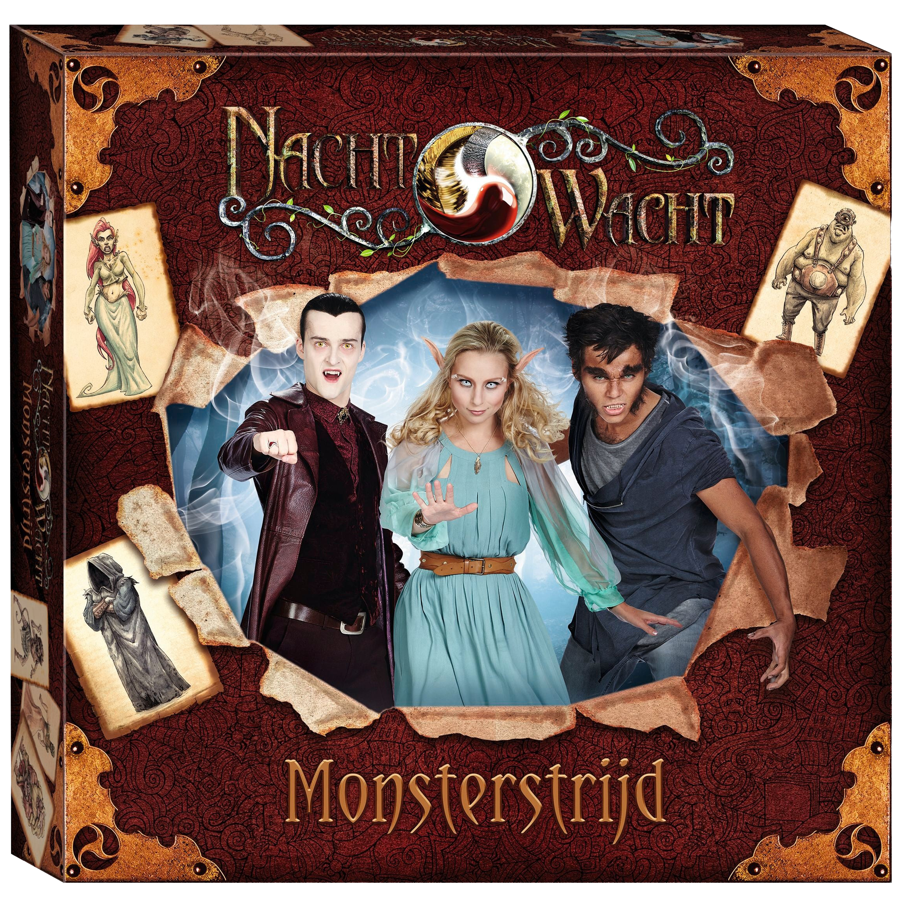 Nachtwacht Bordspel "Monsterstrijd" – 1 tot 3 spelers