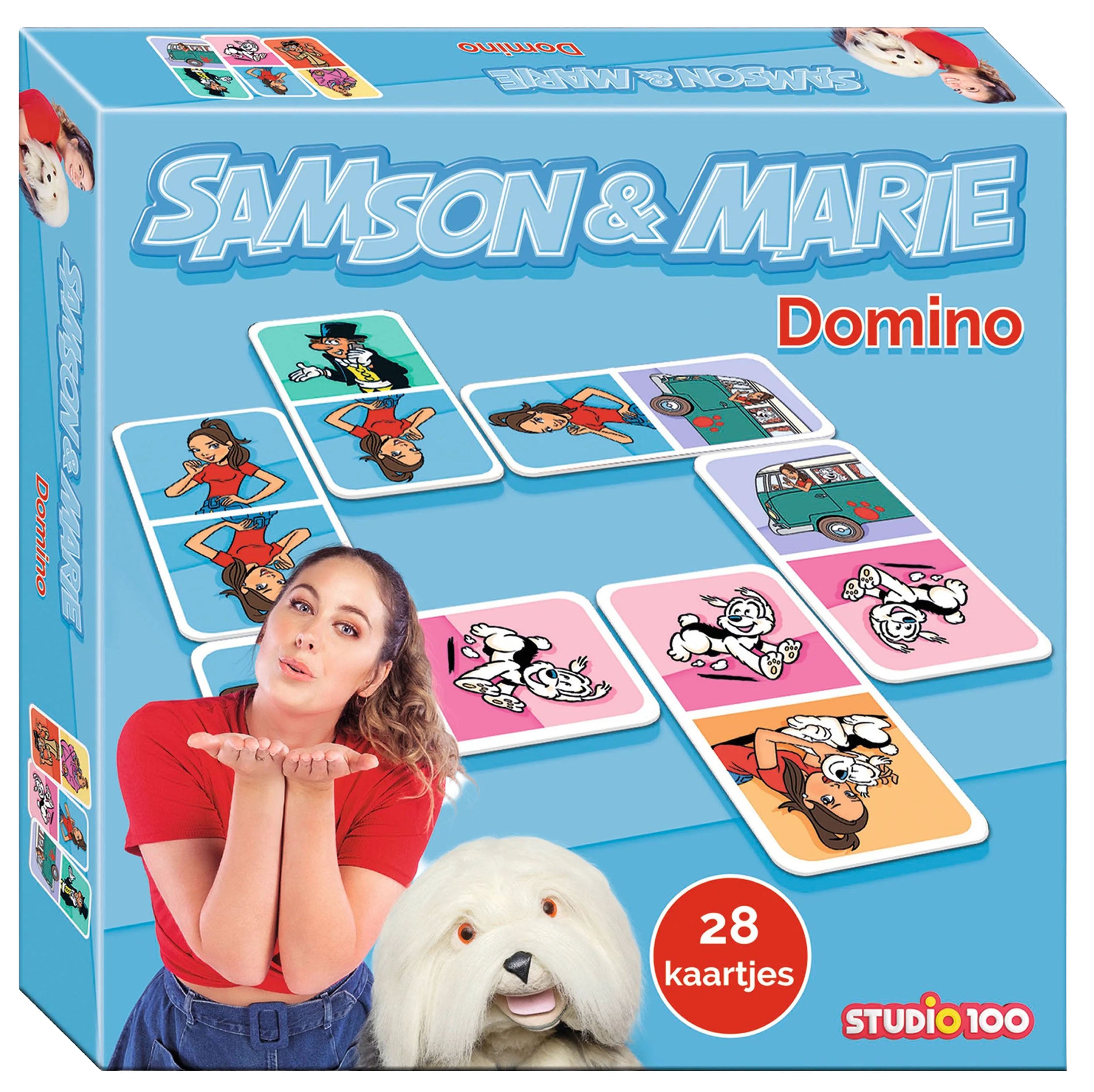 Samson & Marie Kaartspel "Domino" – 28 kaartjes – 2 tot 4 spelers