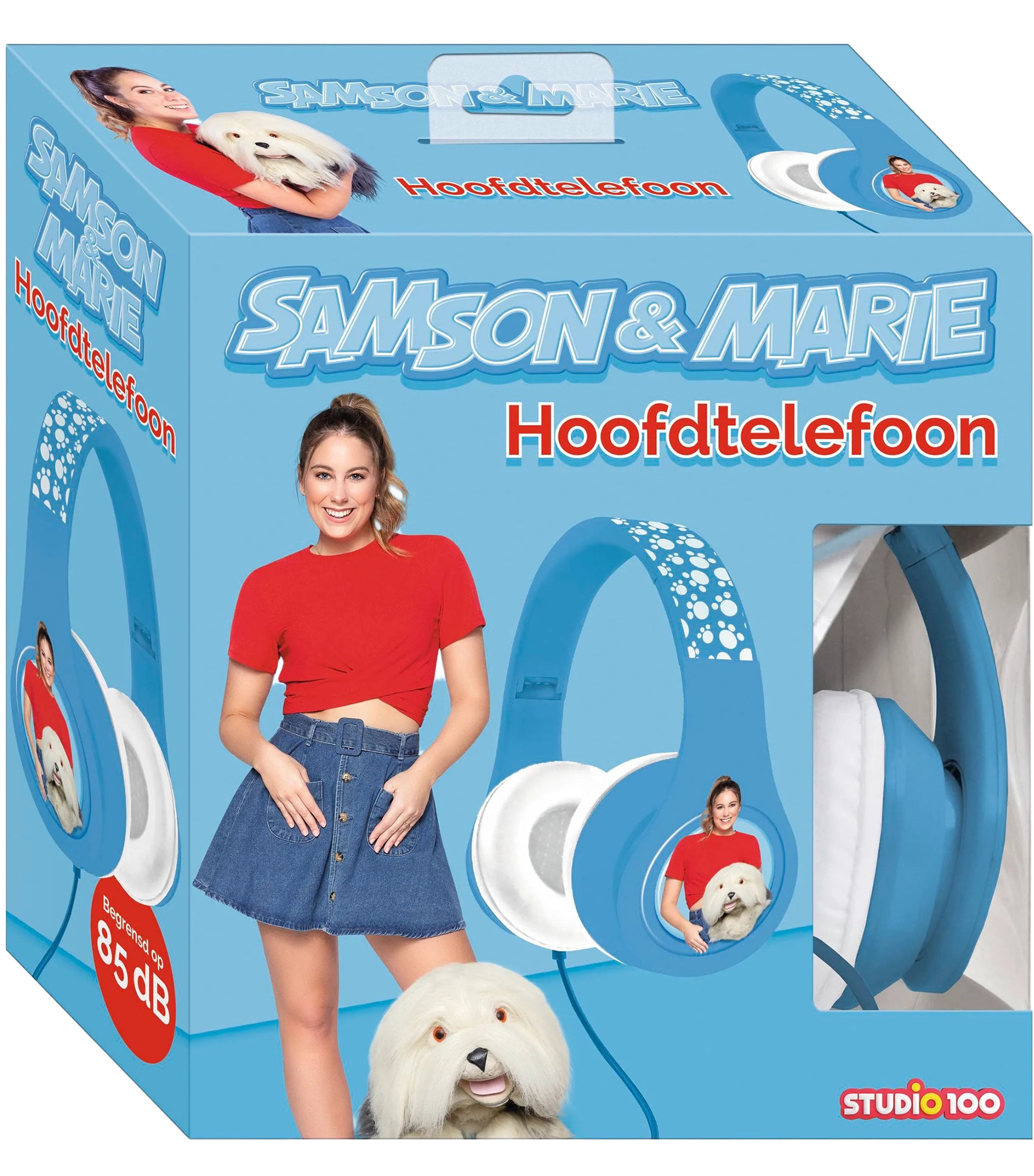Samson & Marie Koptelefoon "Blauwe Hoofdtelefoon"