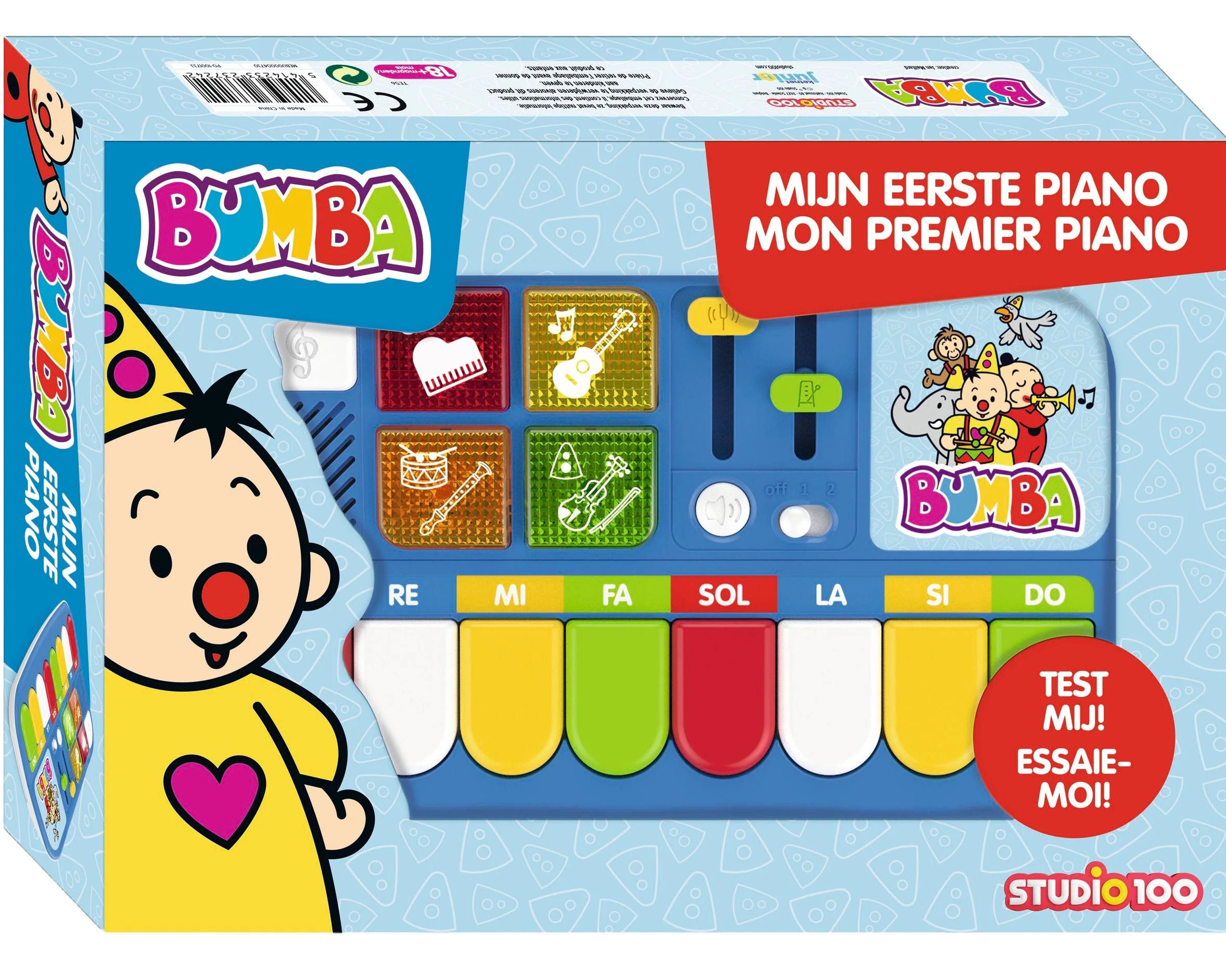 Bumba Speelgoedinstrument "Mijn eerste piano" – Met 2 functies