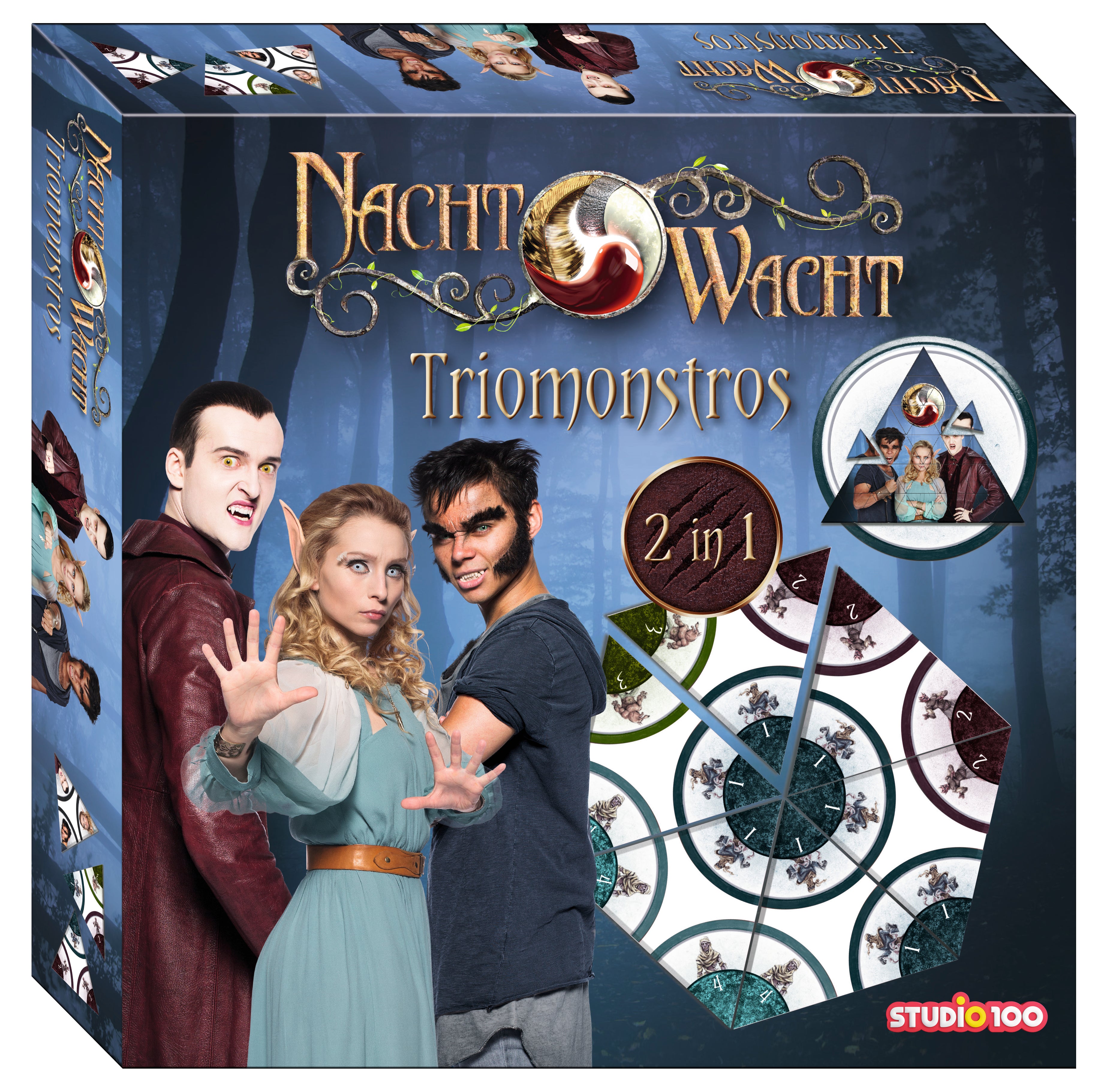 Nachtwacht Spel "Triomonstros"
