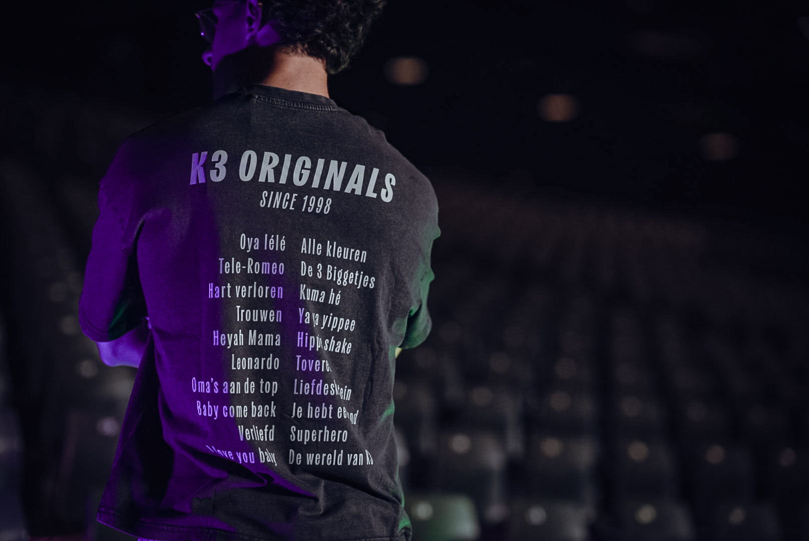 K3 Originals T-shirt Zwart - Enige echte show T-shirt met setlist