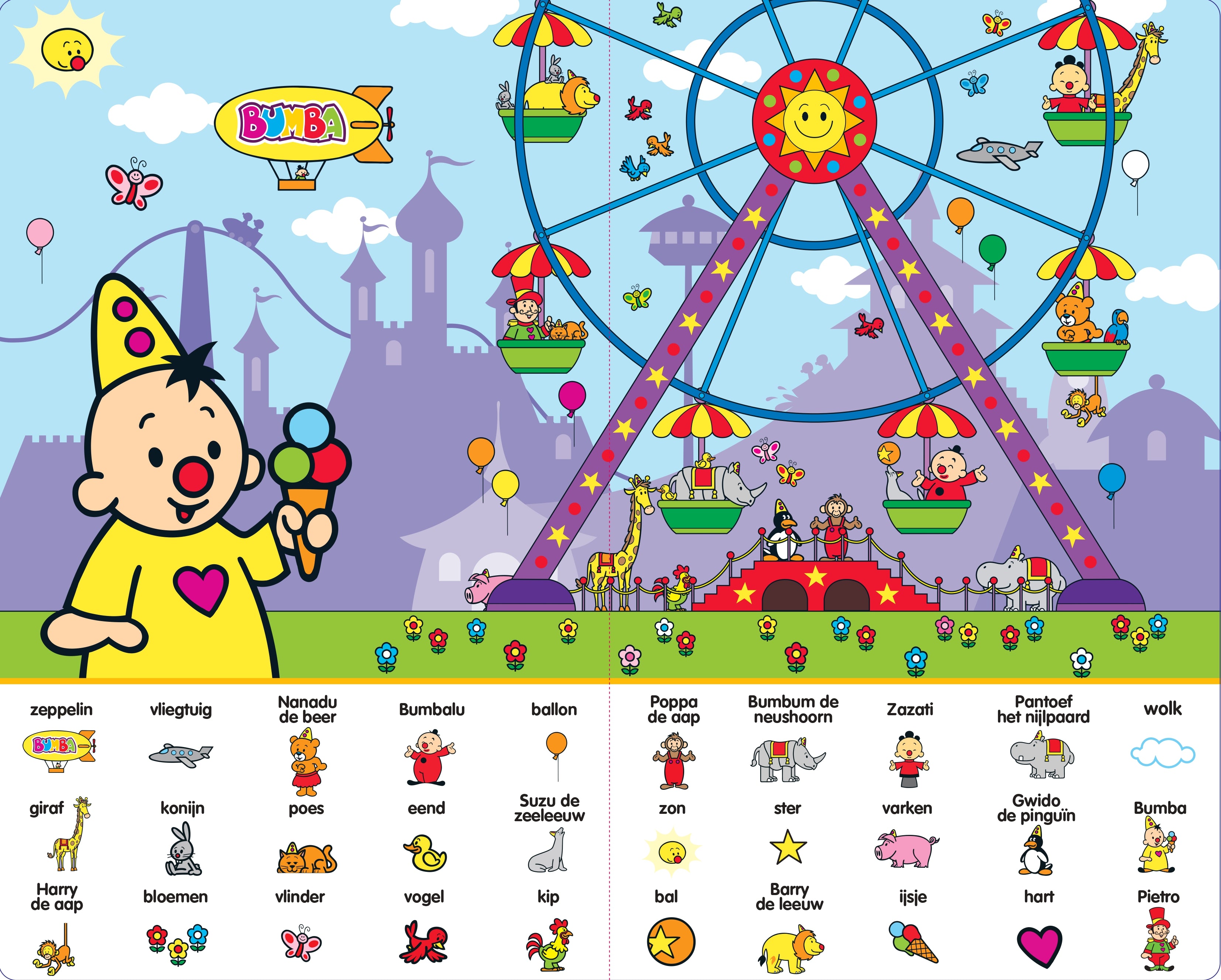 Bumba Kartonboek "Mijn megagroot zoekboek" - XXL - (FSC MIX 70%)