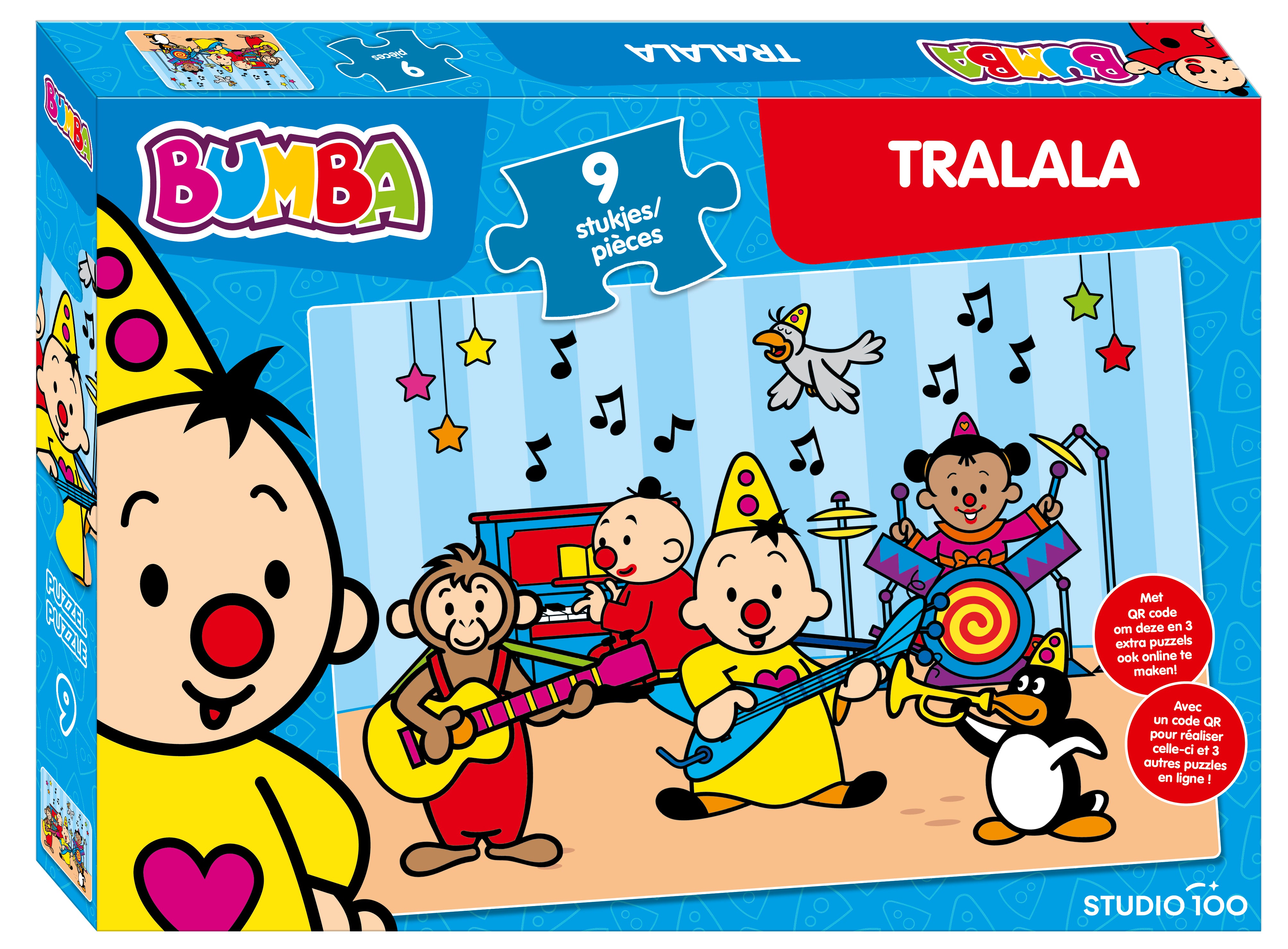 Bumba Puzzel Tralala - 9 stukken