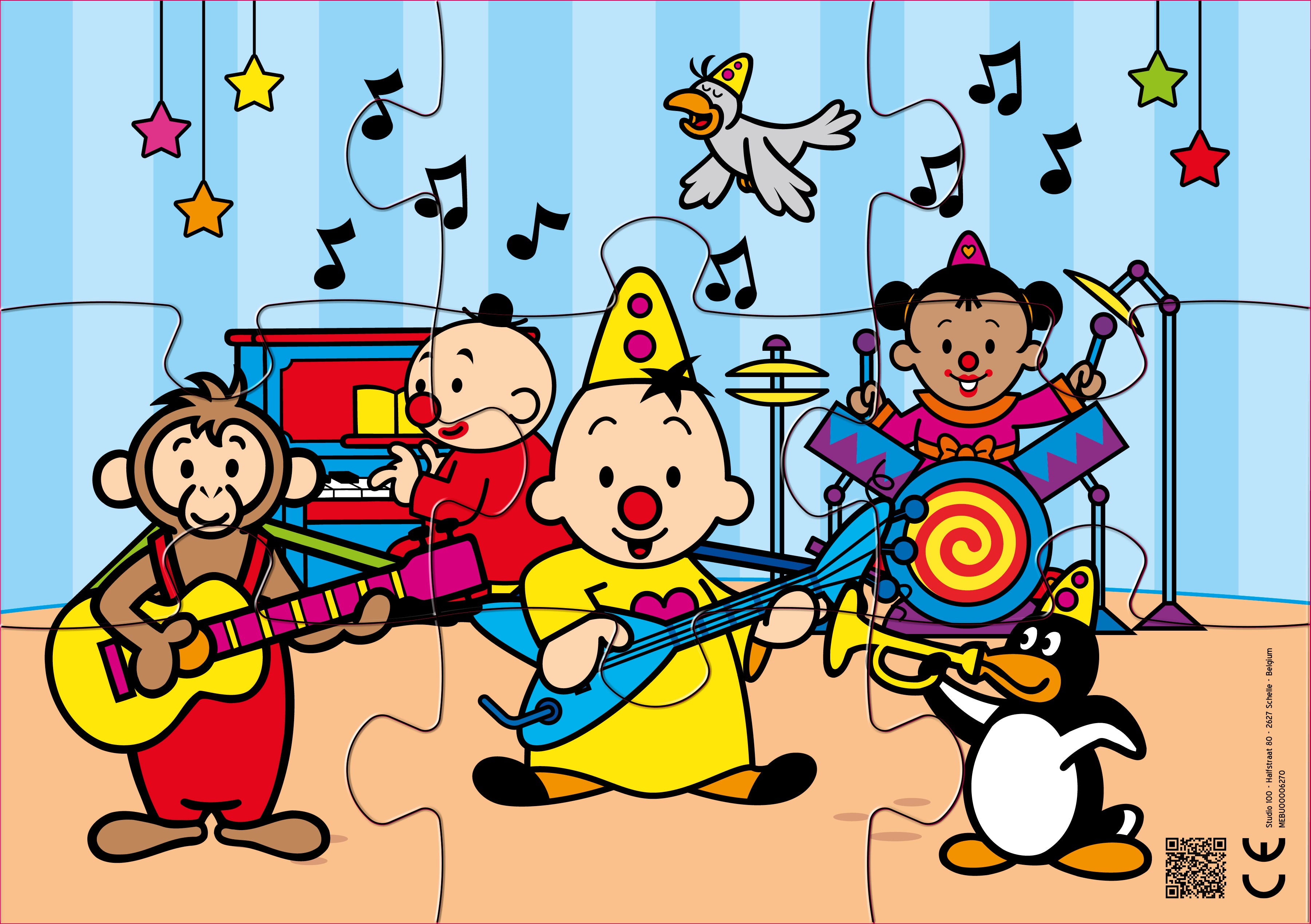 Bumba Puzzel Tralala - 9 stukken