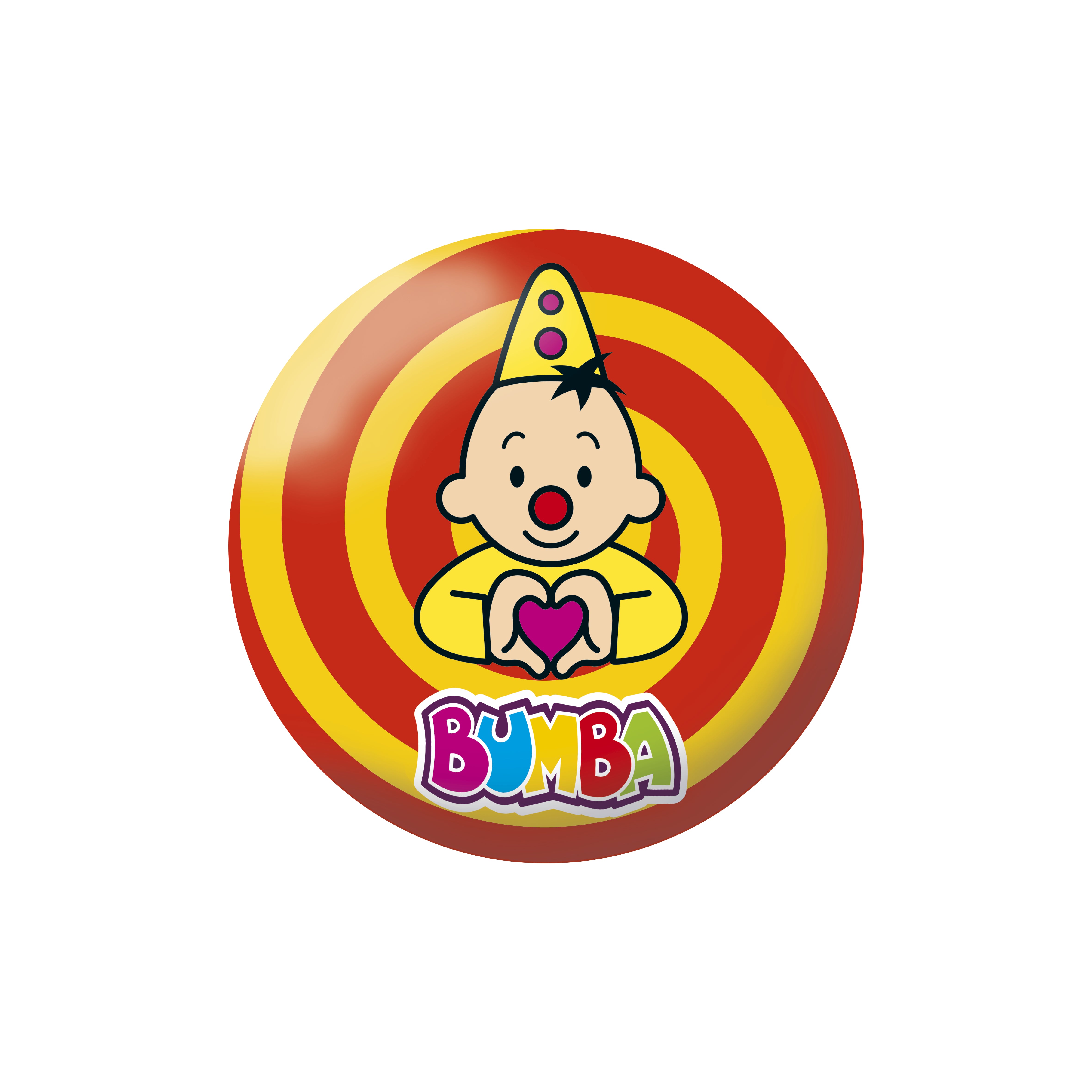 Bumba Bal - Geel/Rood - Plat