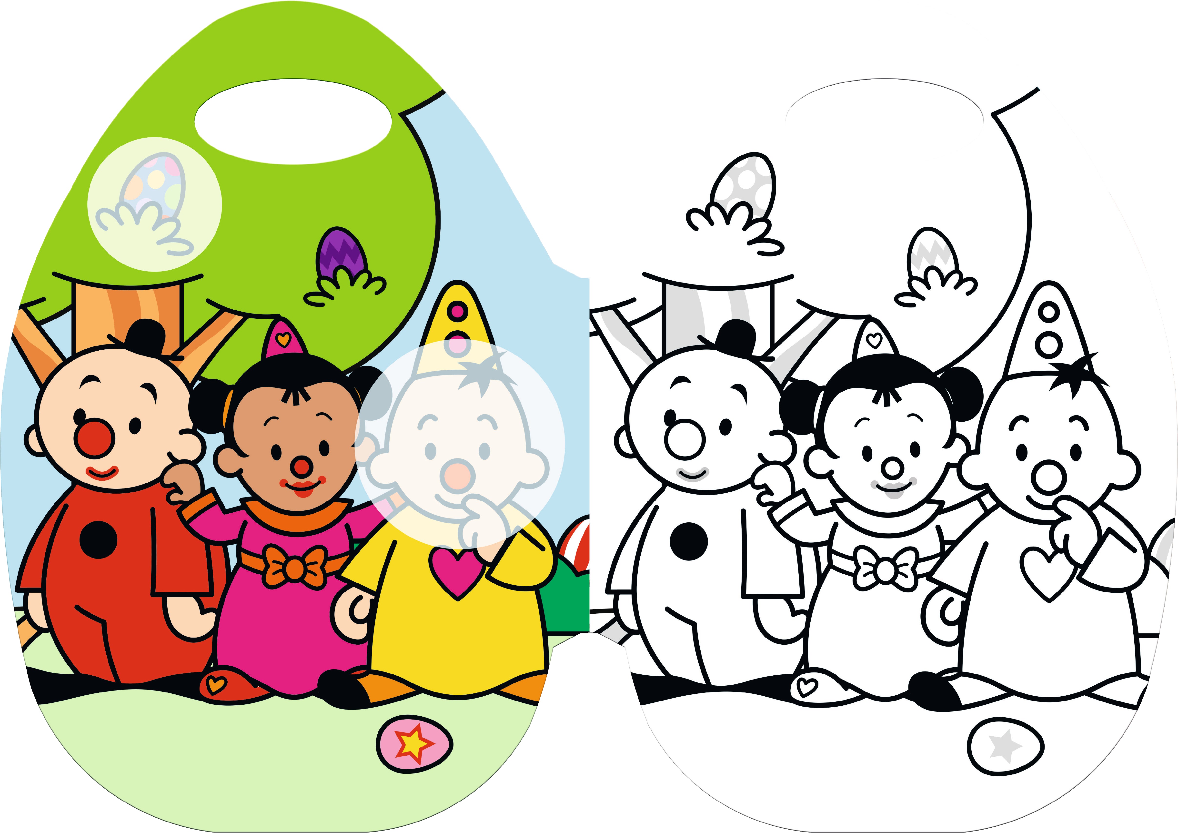 Bumba Kleur En Stickerboek - Pasen