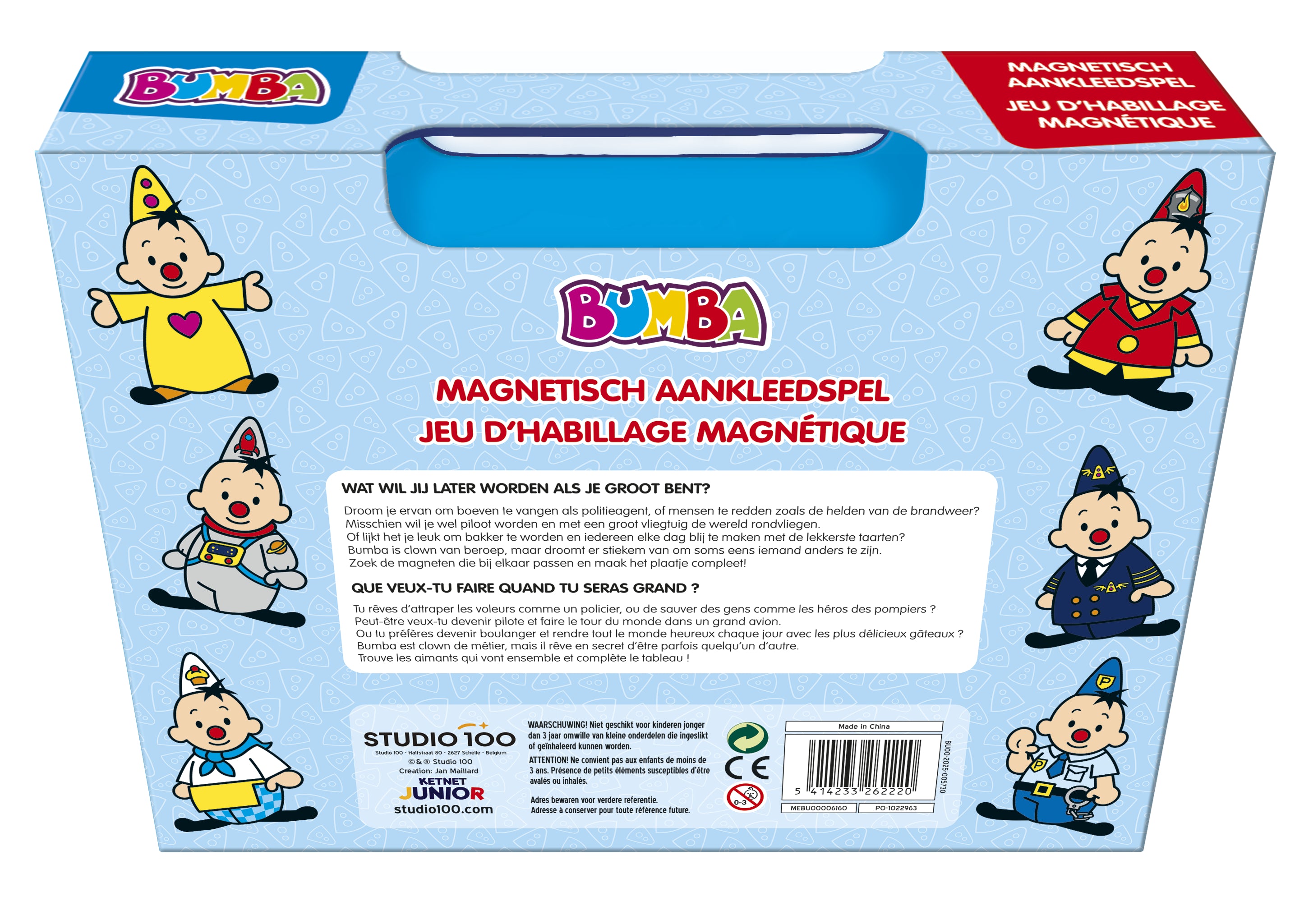 Bumba Magnetisch Aankleedspel - Beroepen