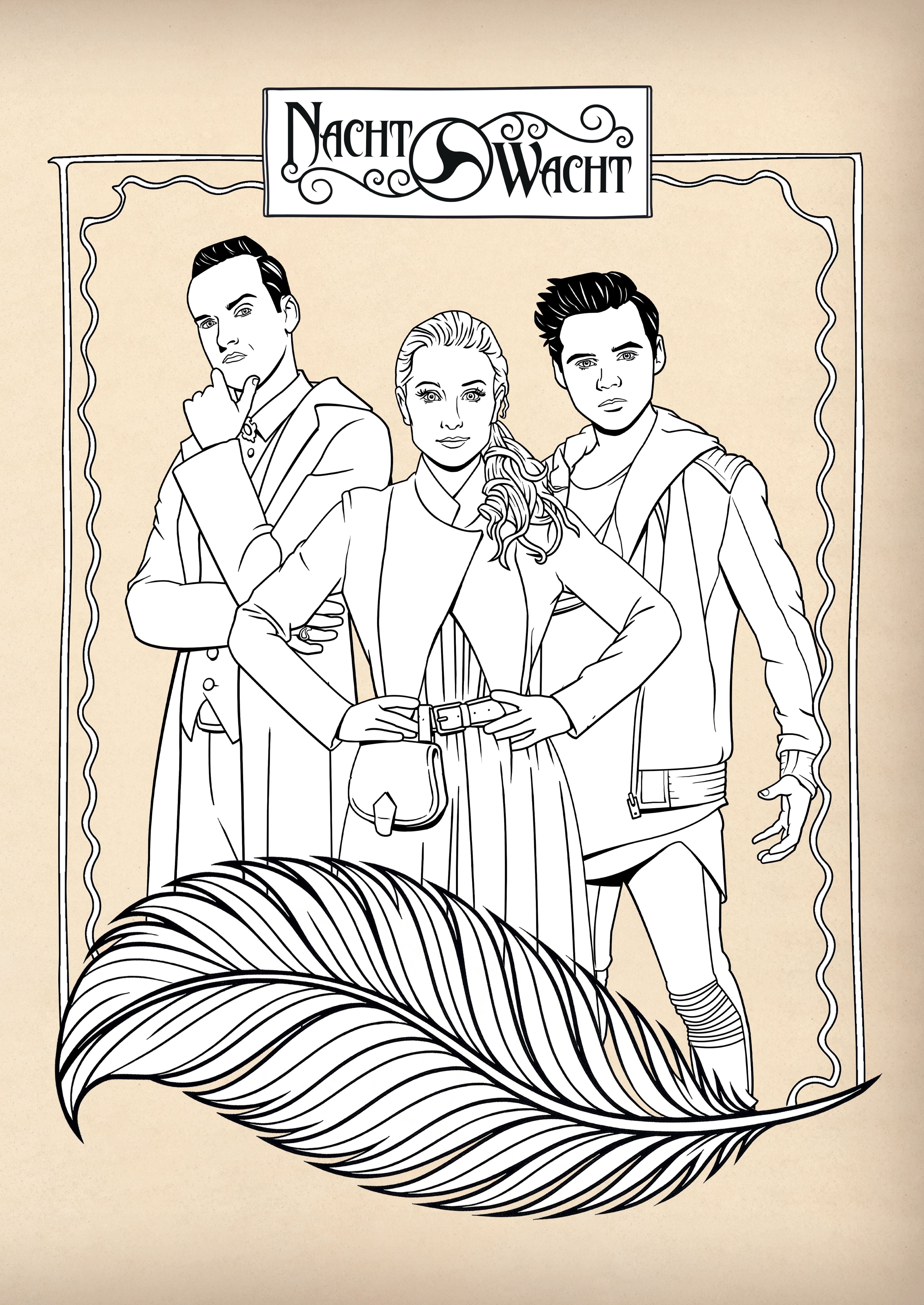 Nachtwacht Kleurboek - De Magische Veer