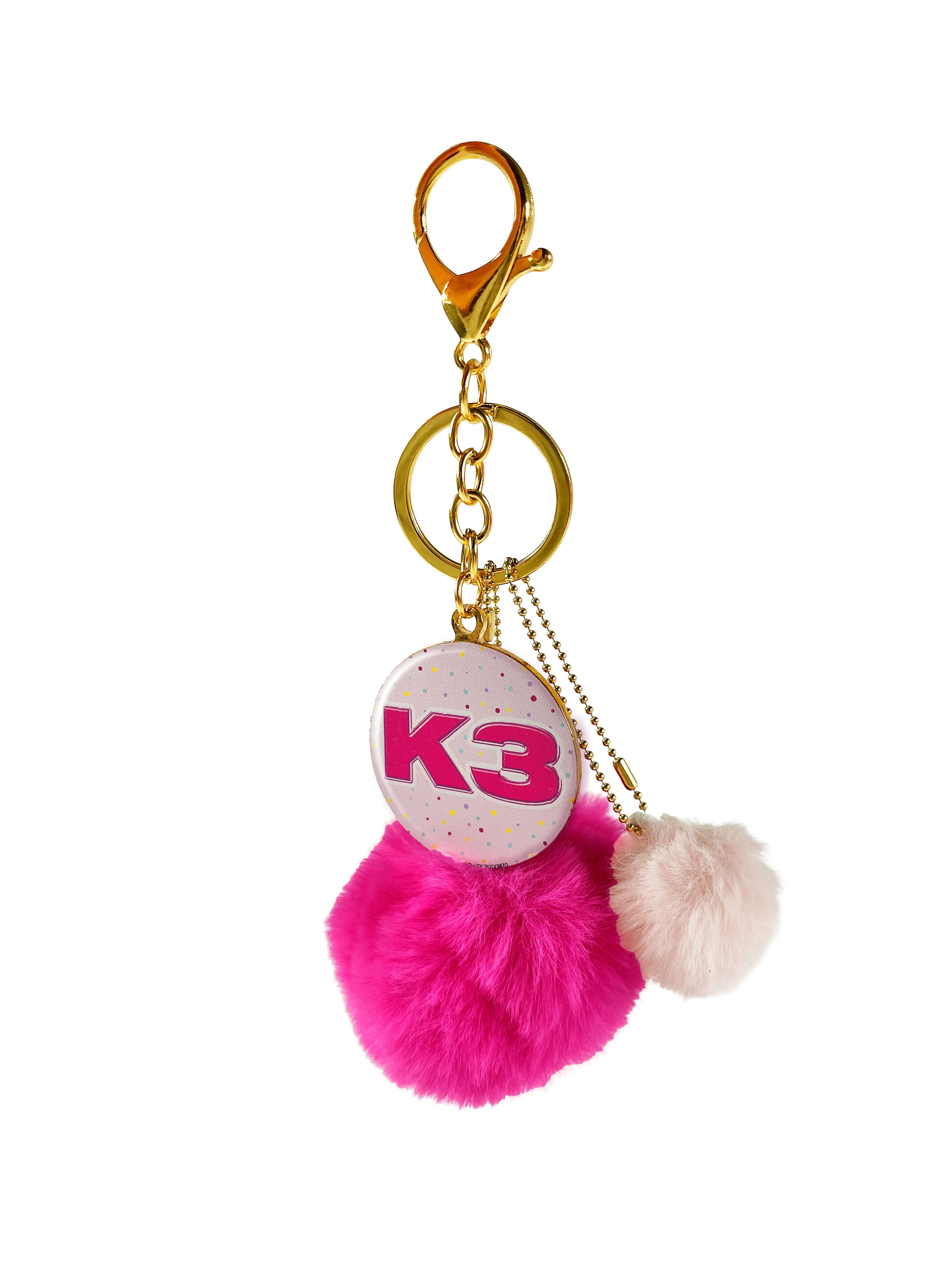K3 Sleutelhanger Met Pom-Pom