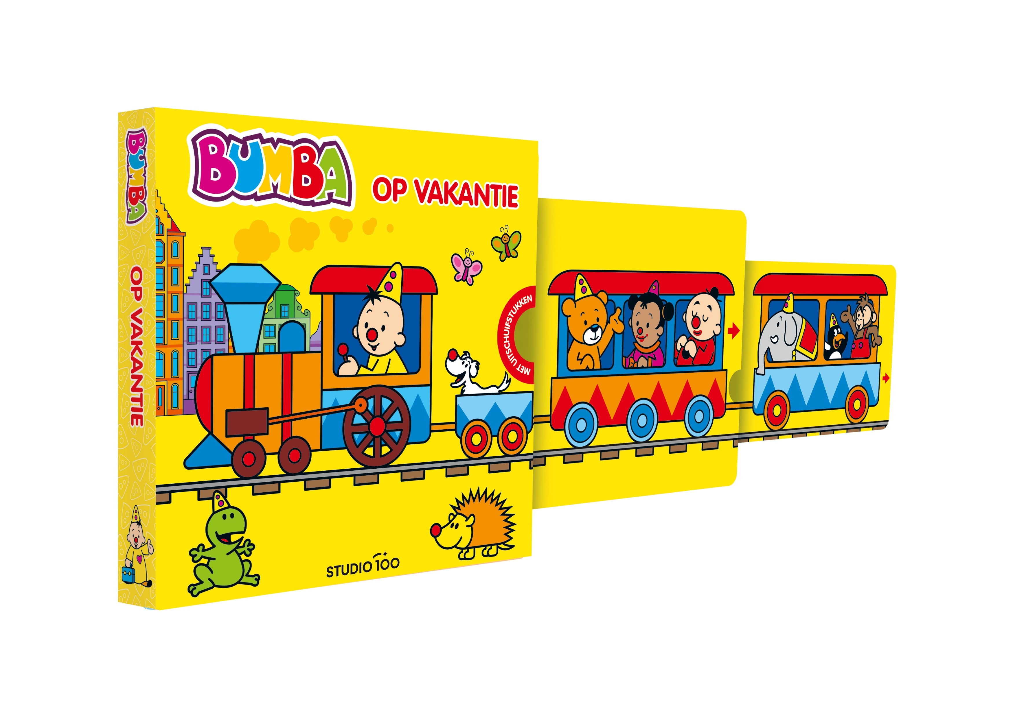 Bumba Uitschuifbaar Kartonboek - Op Vakantie (Fsc Mix 70%)