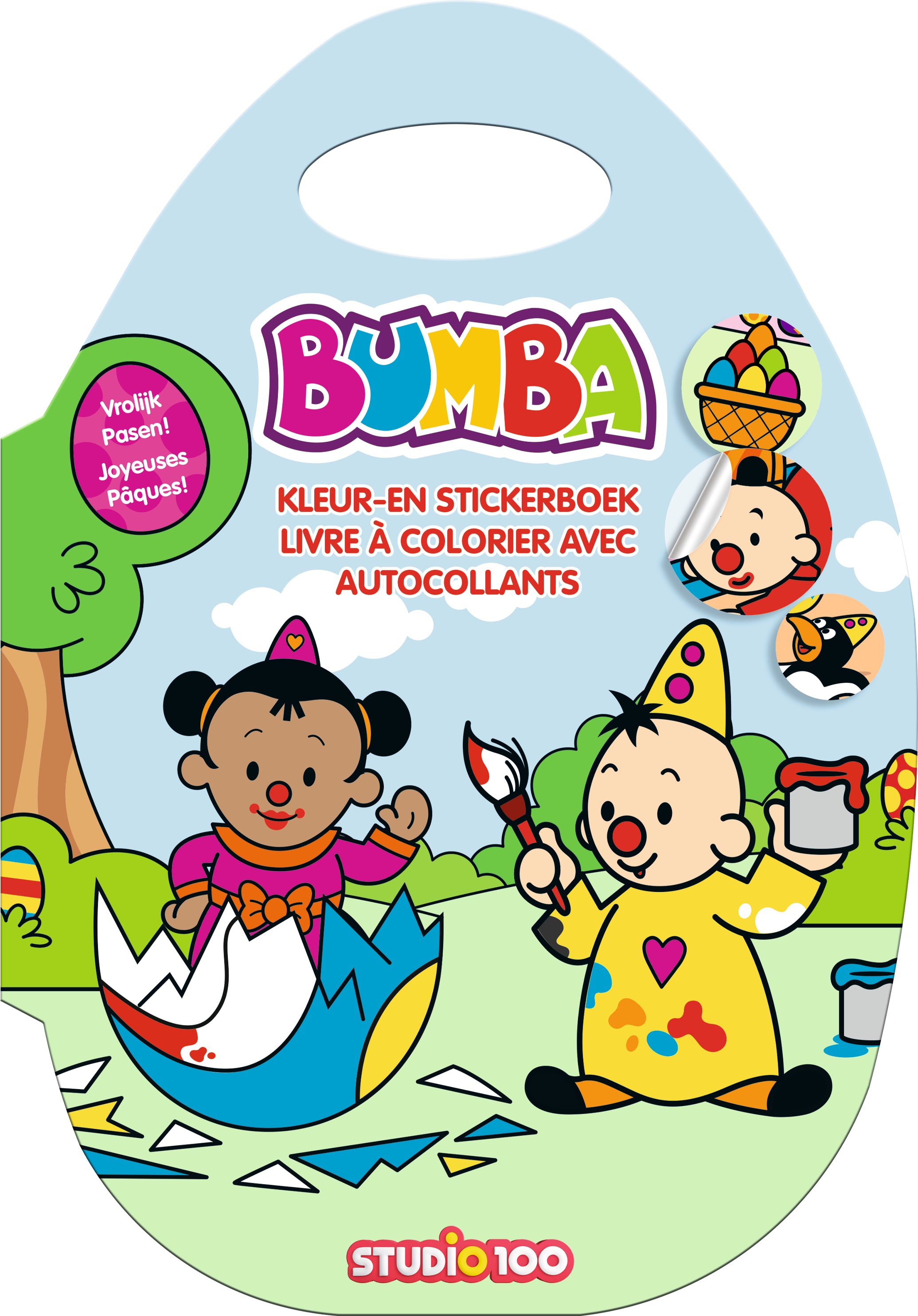 Bumba Kleur En Stickerboek - Pasen