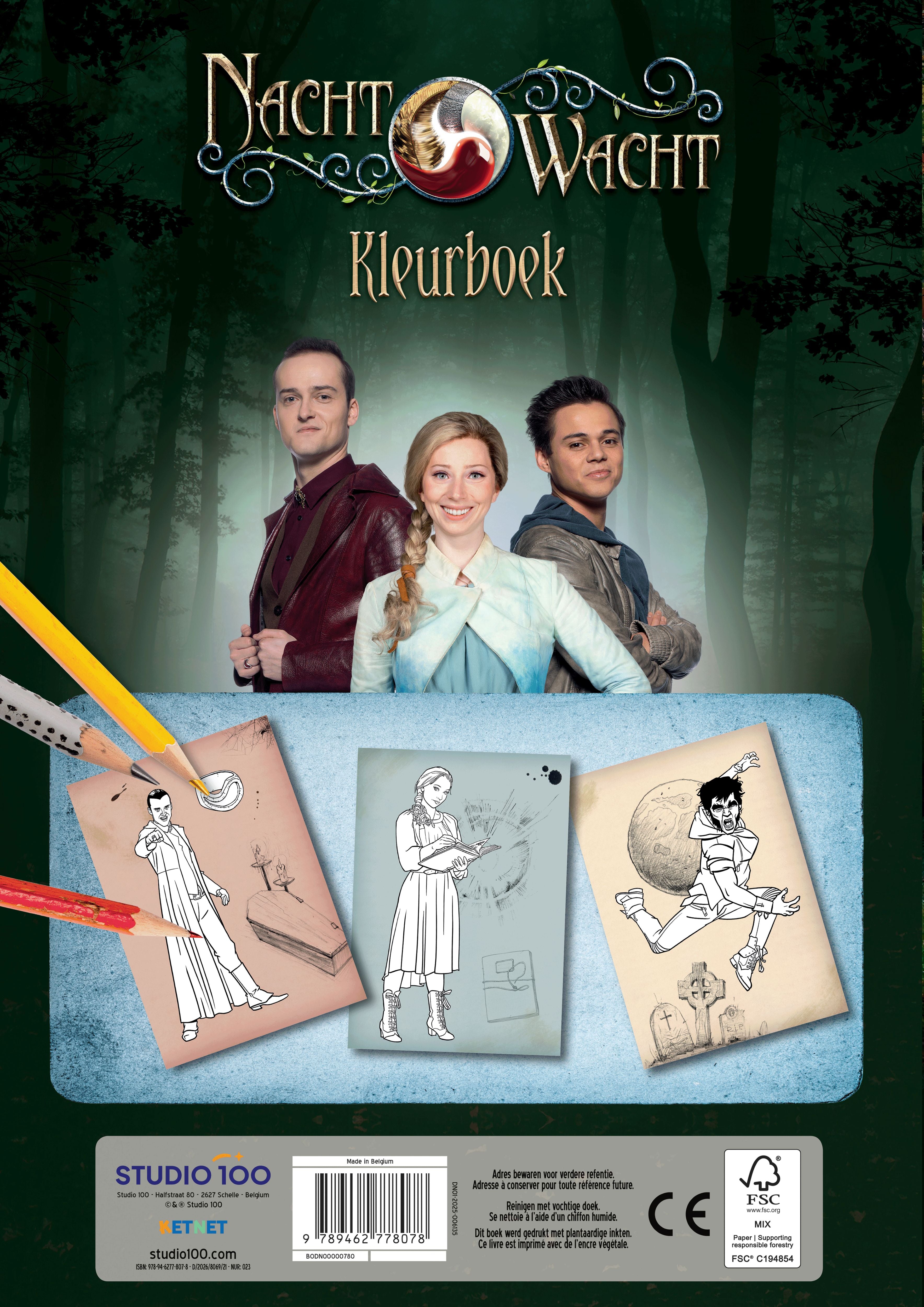 Nachtwacht Kleurboek - De Magische Veer