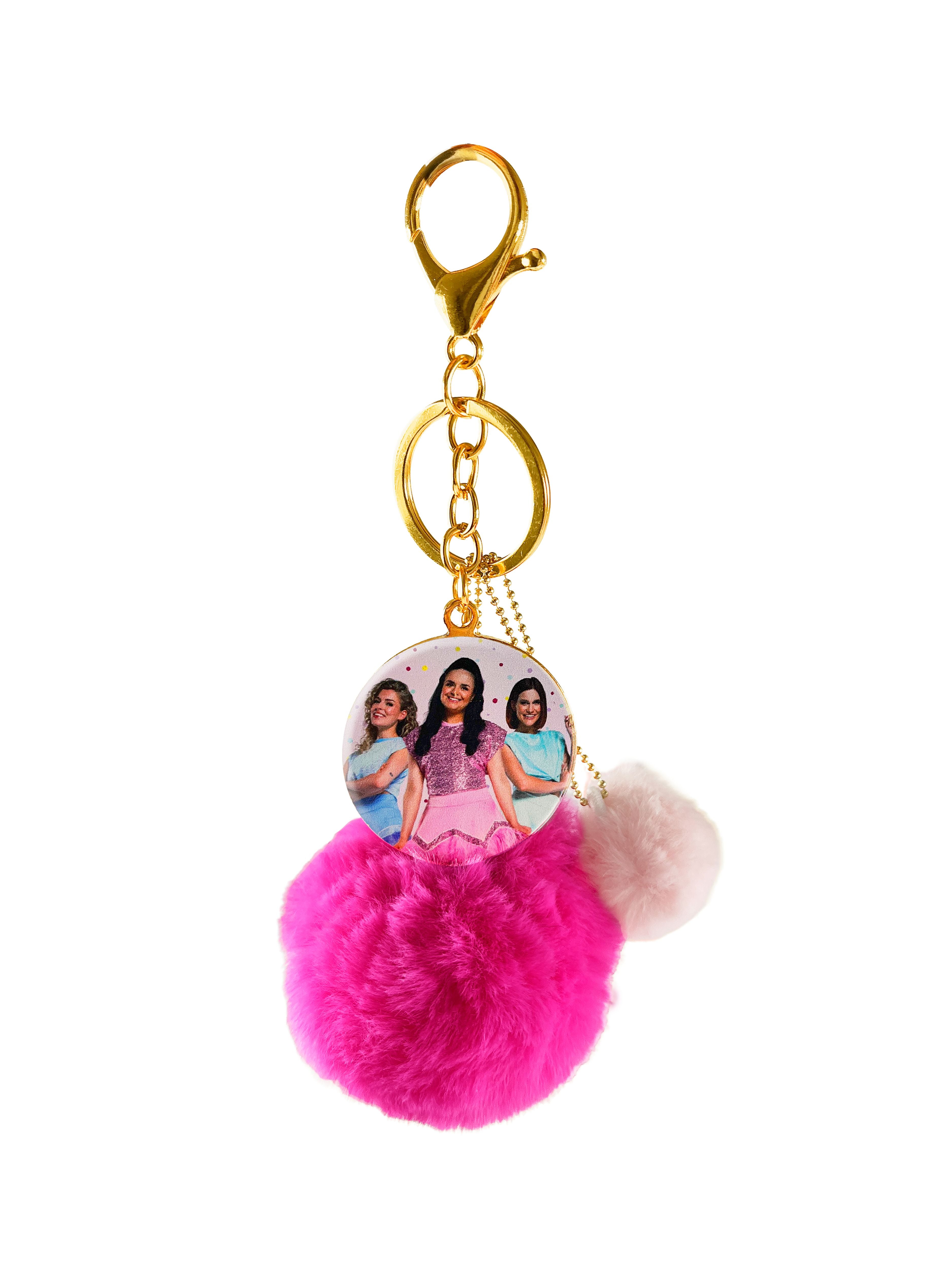 K3 Sleutelhanger Met Pom-Pom