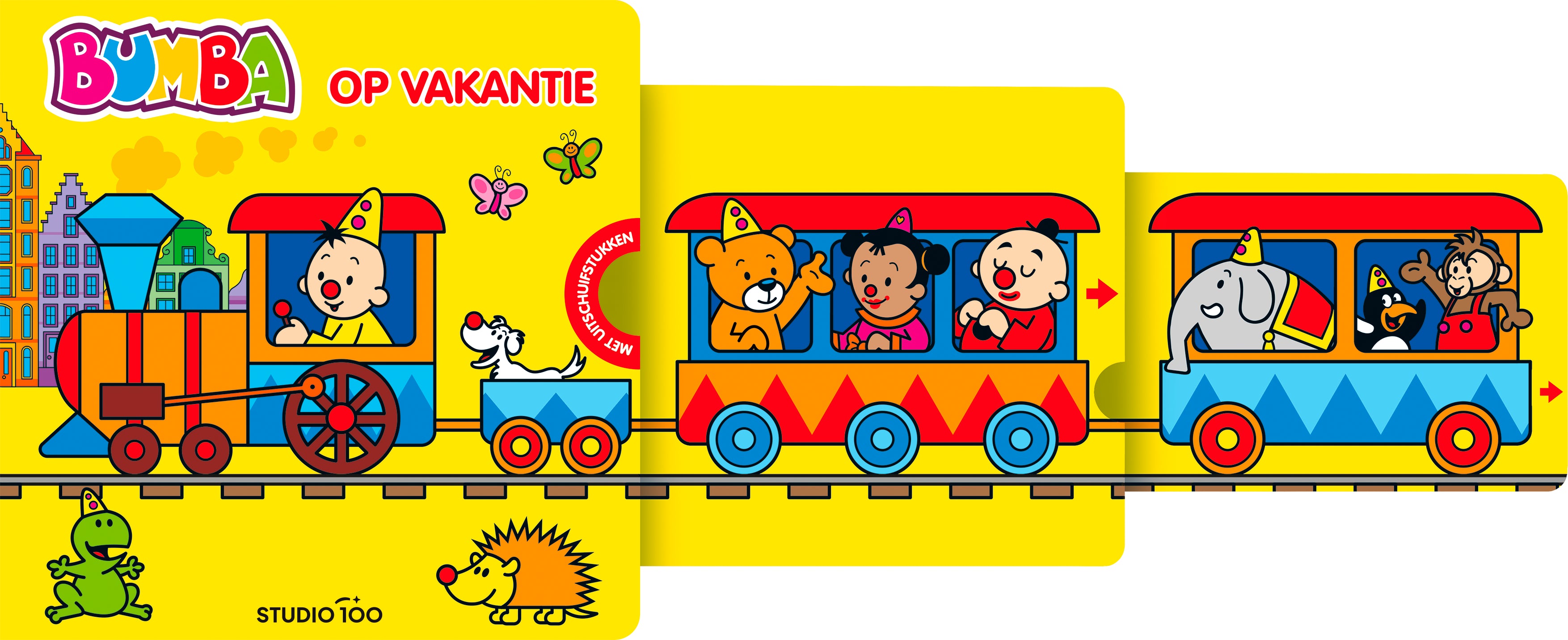 Bumba Uitschuifbaar Kartonboek - Op Vakantie (Fsc Mix 70%)