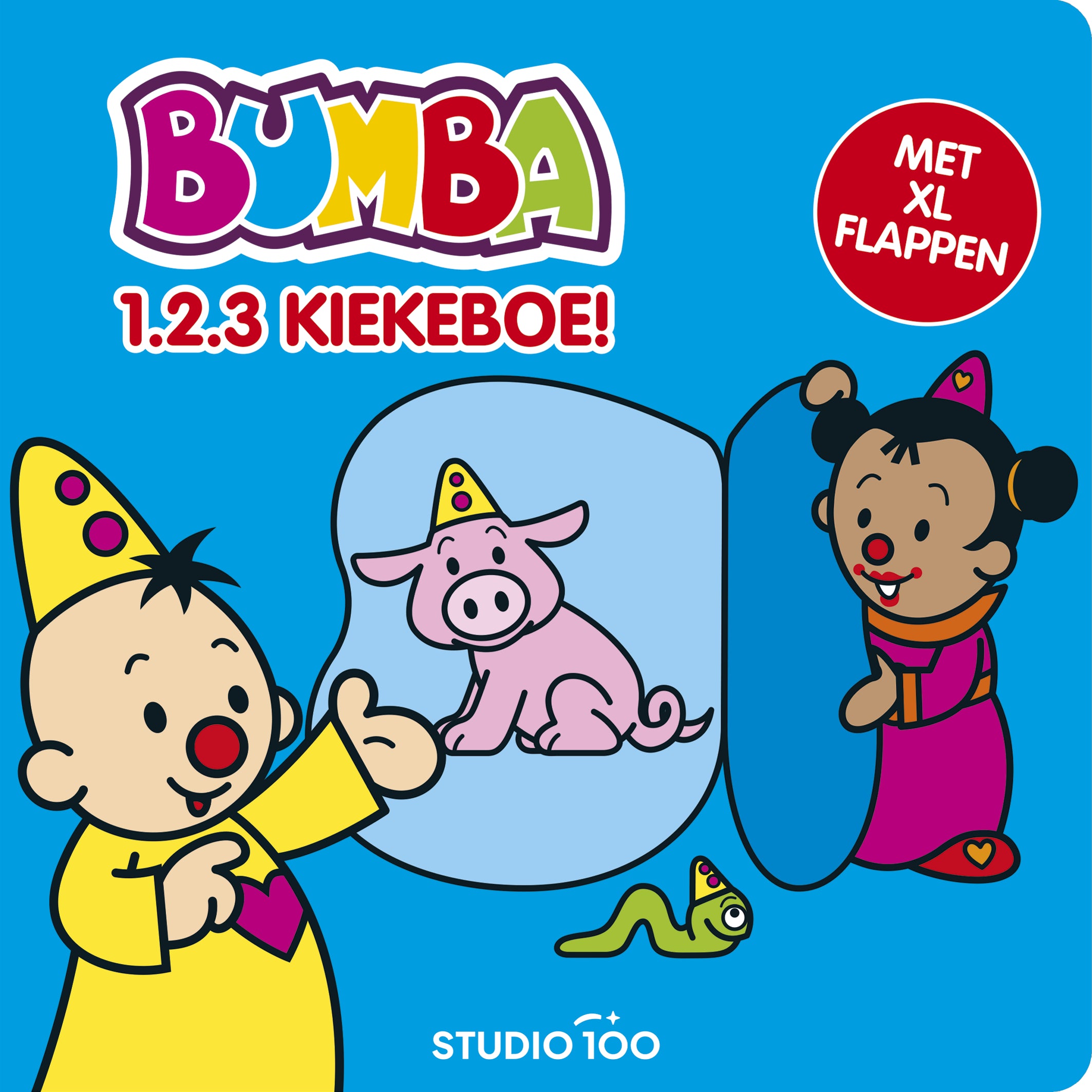 Bumba Kartonboek - 1, 2 , 3 Kiekeboe! (Fsc Mix 70%)