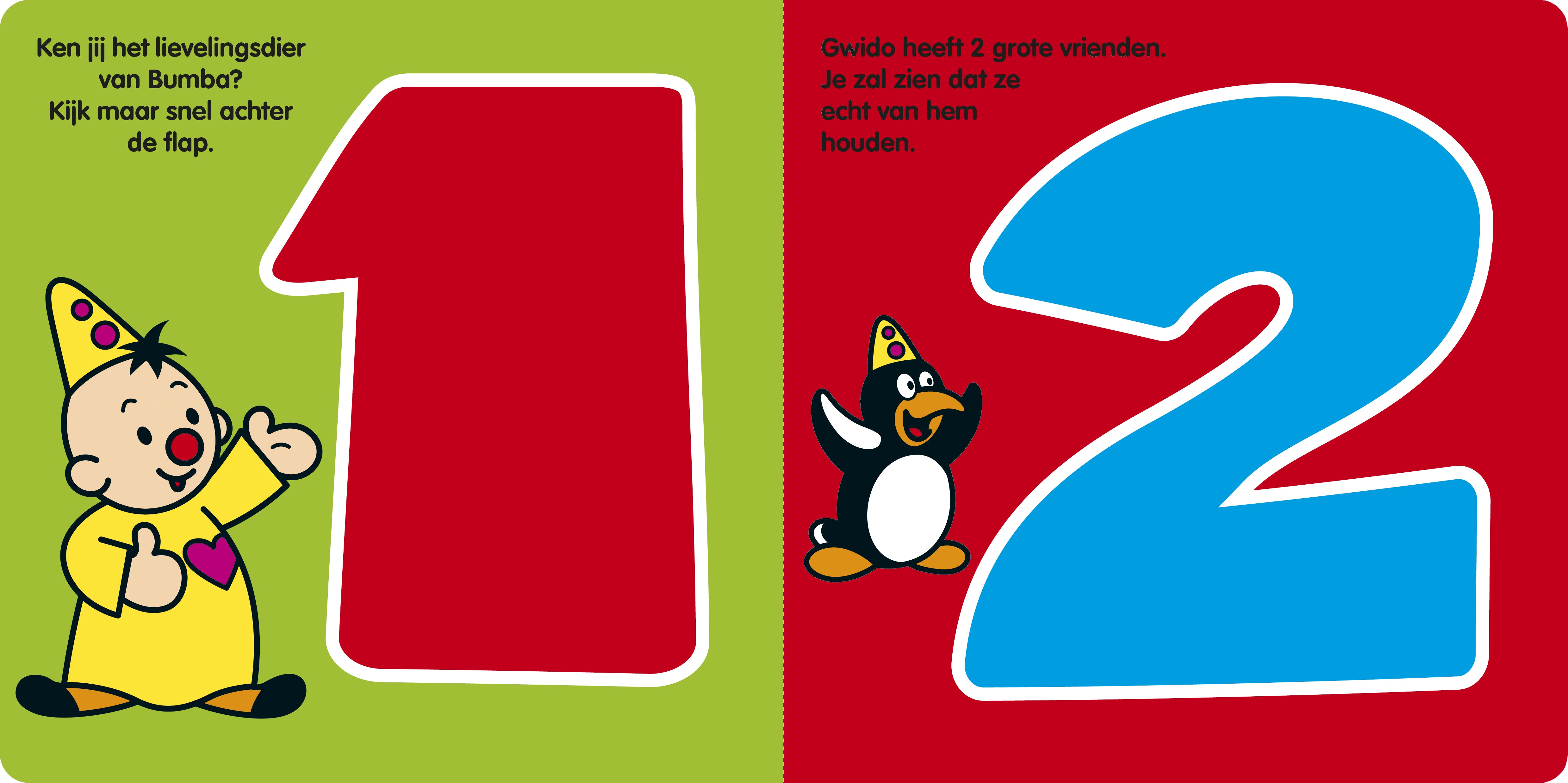 Bumba Kartonboek - 1, 2 , 3 Kiekeboe! (Fsc Mix 70%)