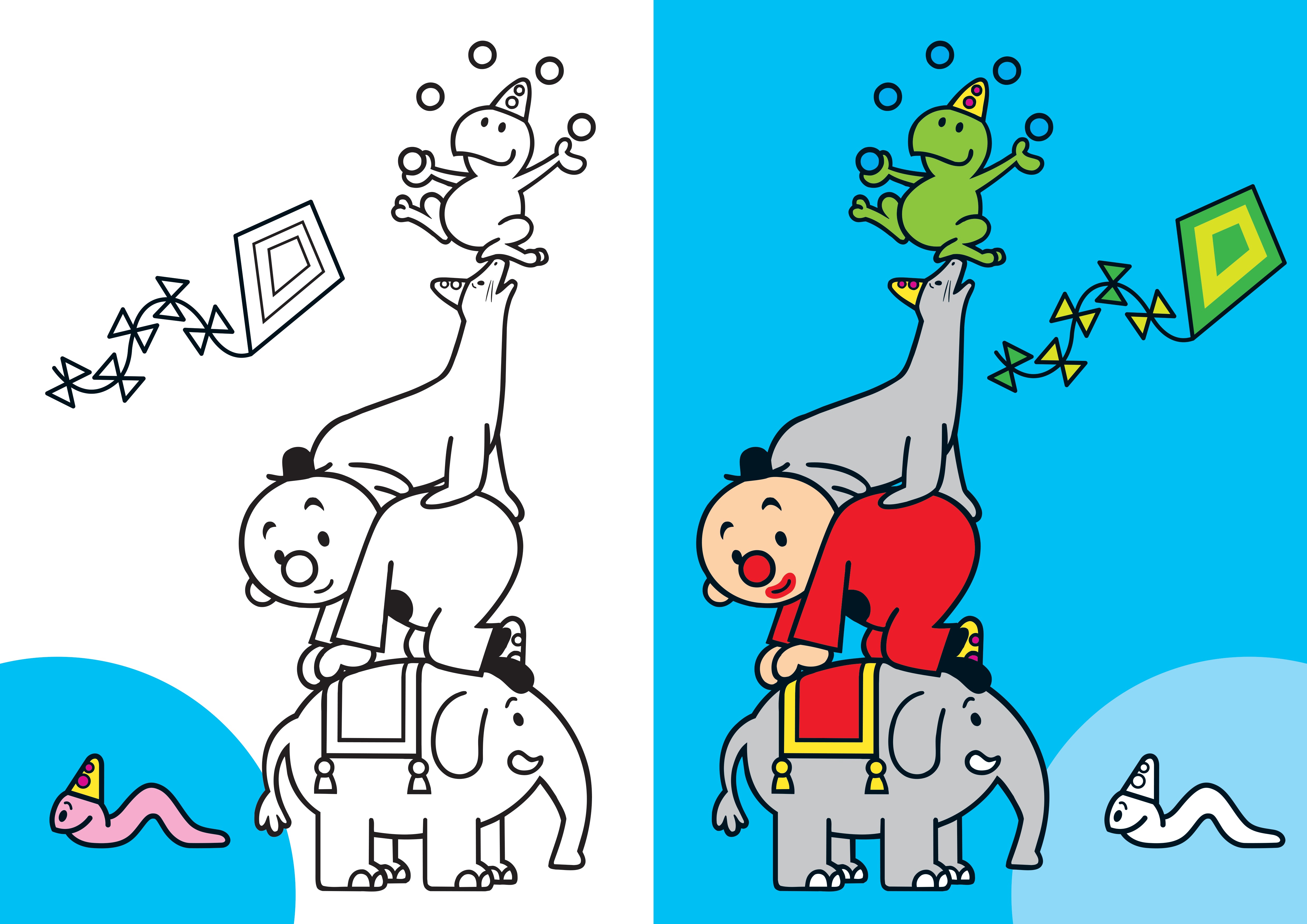 Bumba Kleurboek - Dieren (Fsc Mix 70%)