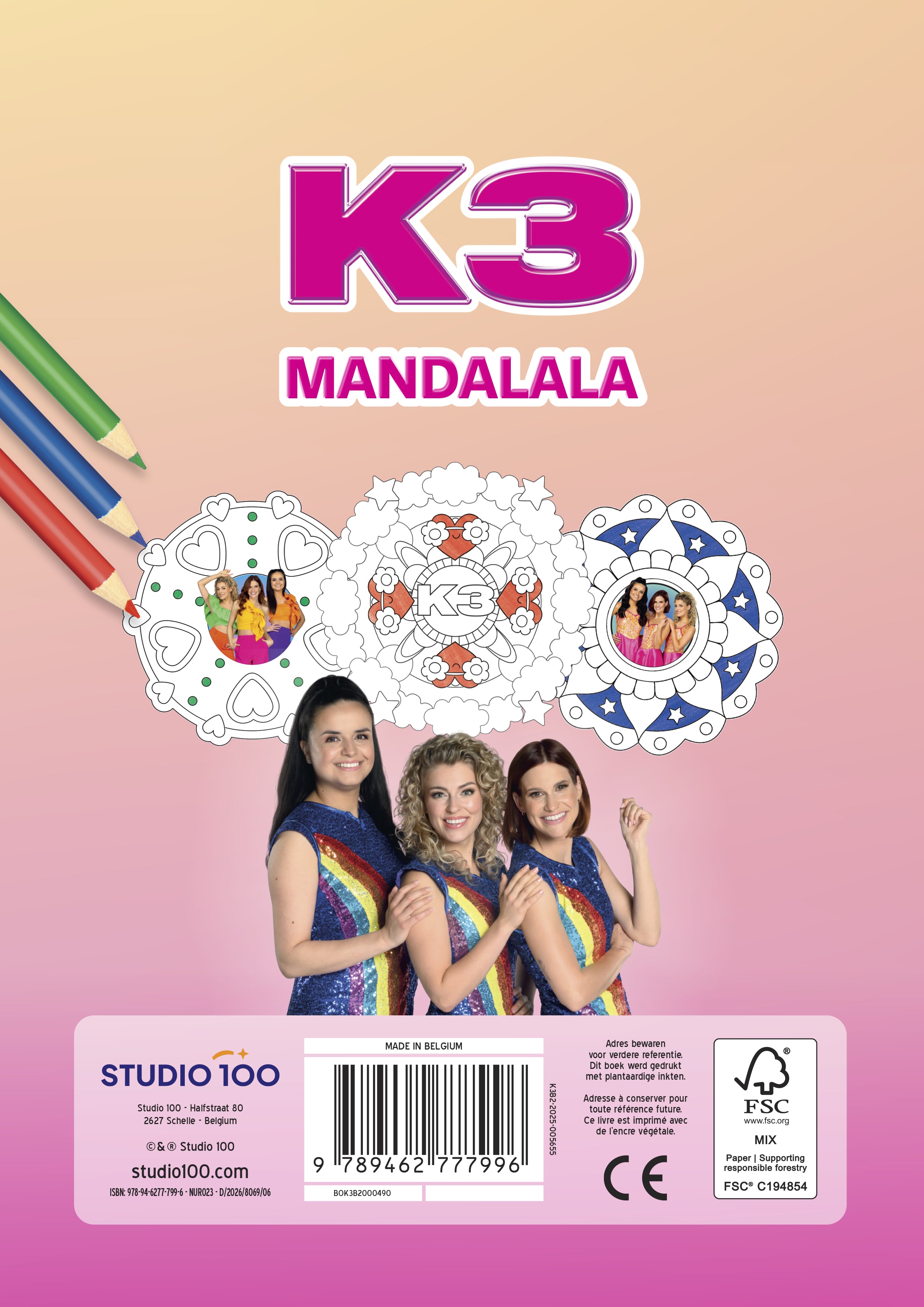 K3 Kleurboek - Mandalalala (Fsc Mix 70%)