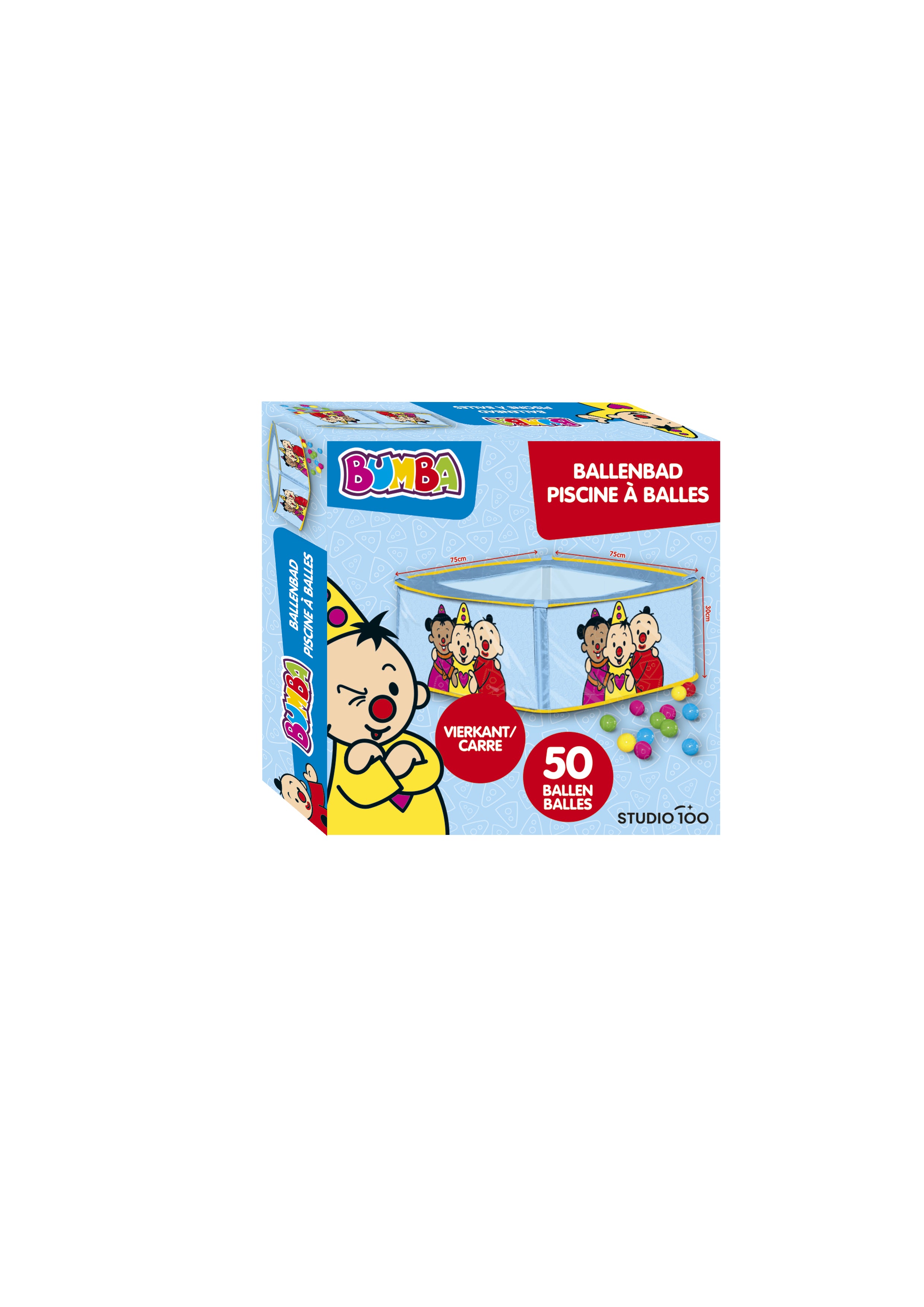 Bumba Ballenbad + 50 Ballen - Vierkant