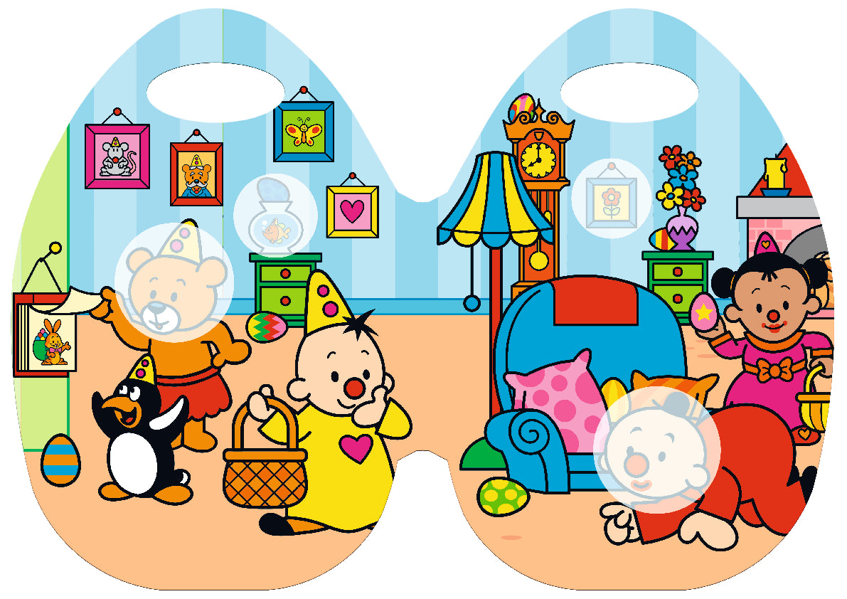 Bumba Kleur En Stickerboek - Pasen
