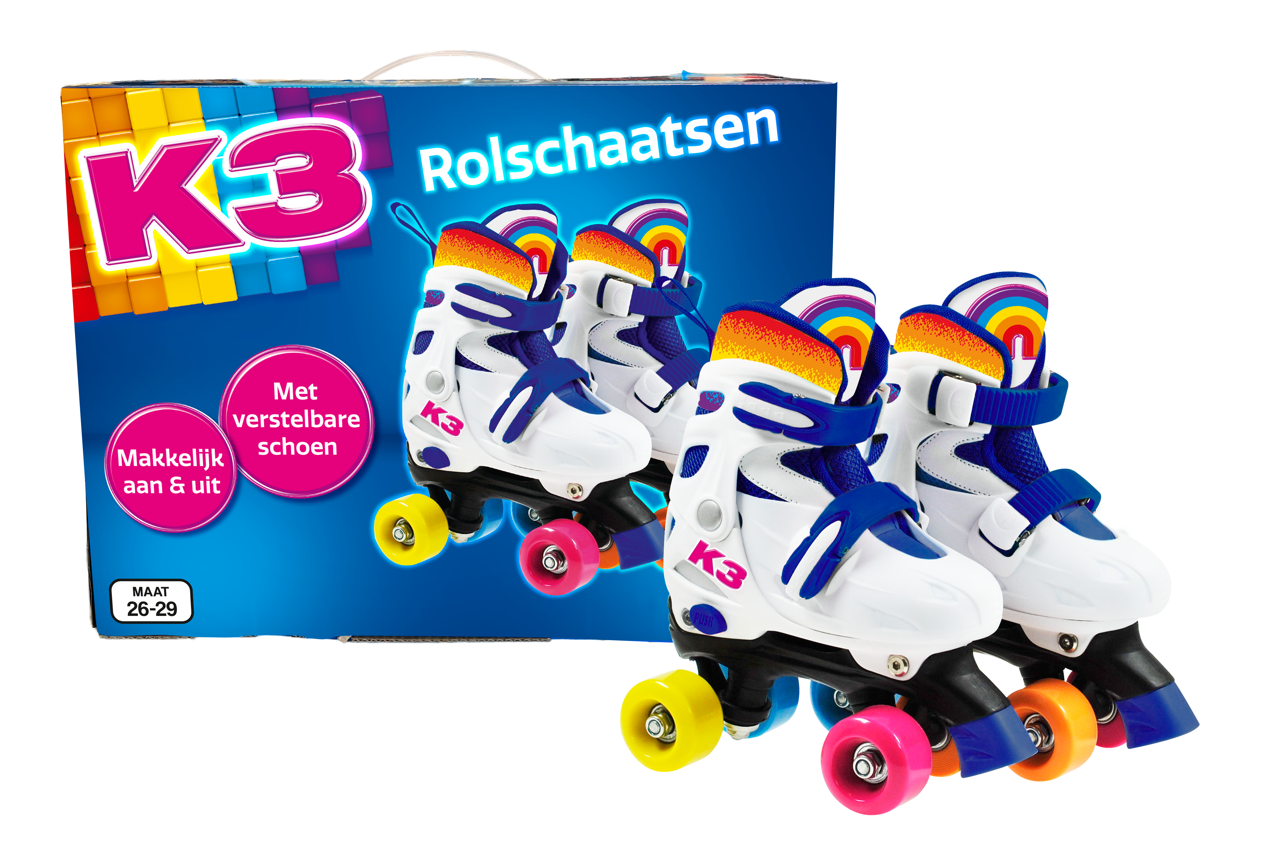 K3 Rolschaatsen - Maat 34/37
