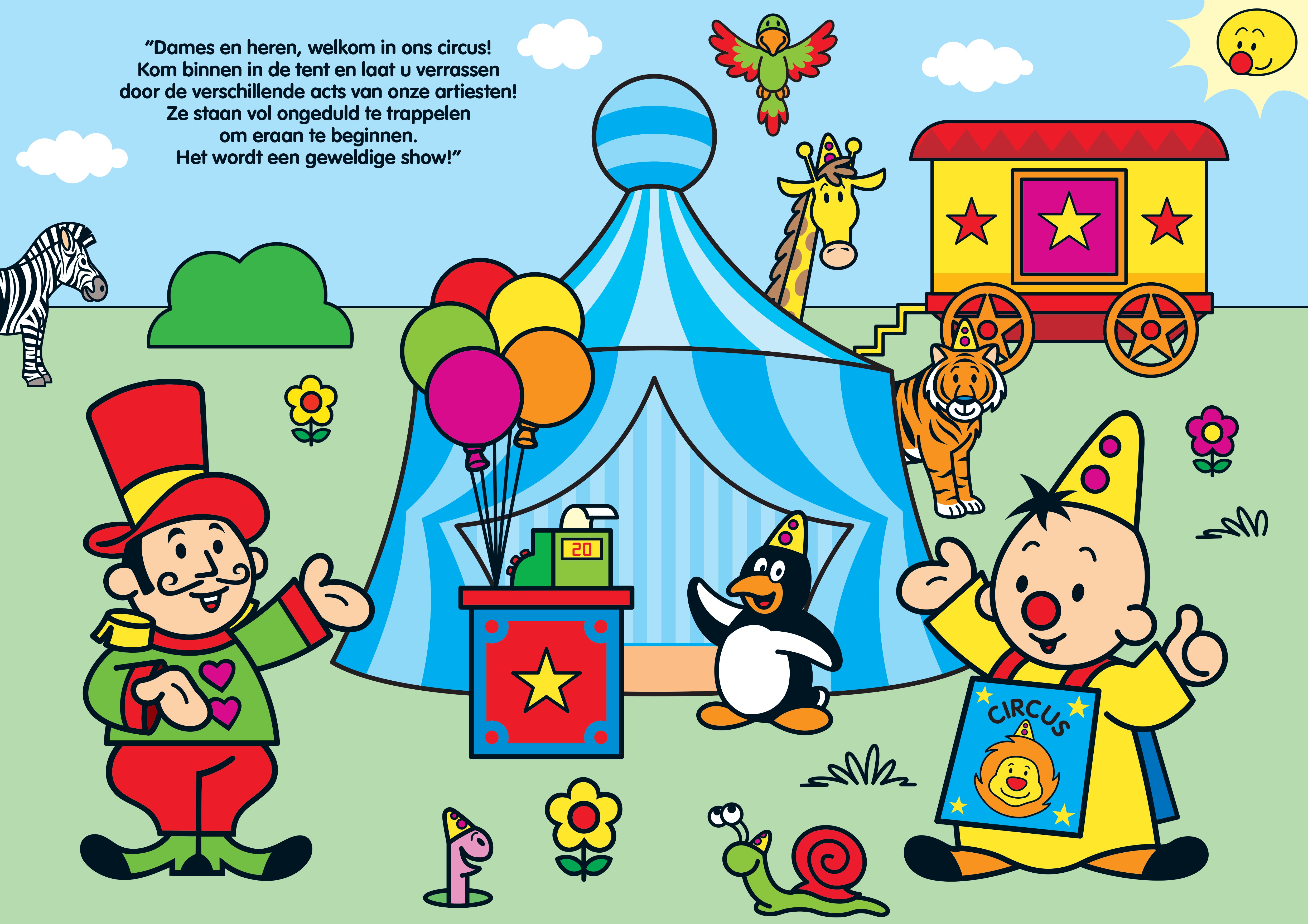 Bumba Kartonboek - In het circus - FSC