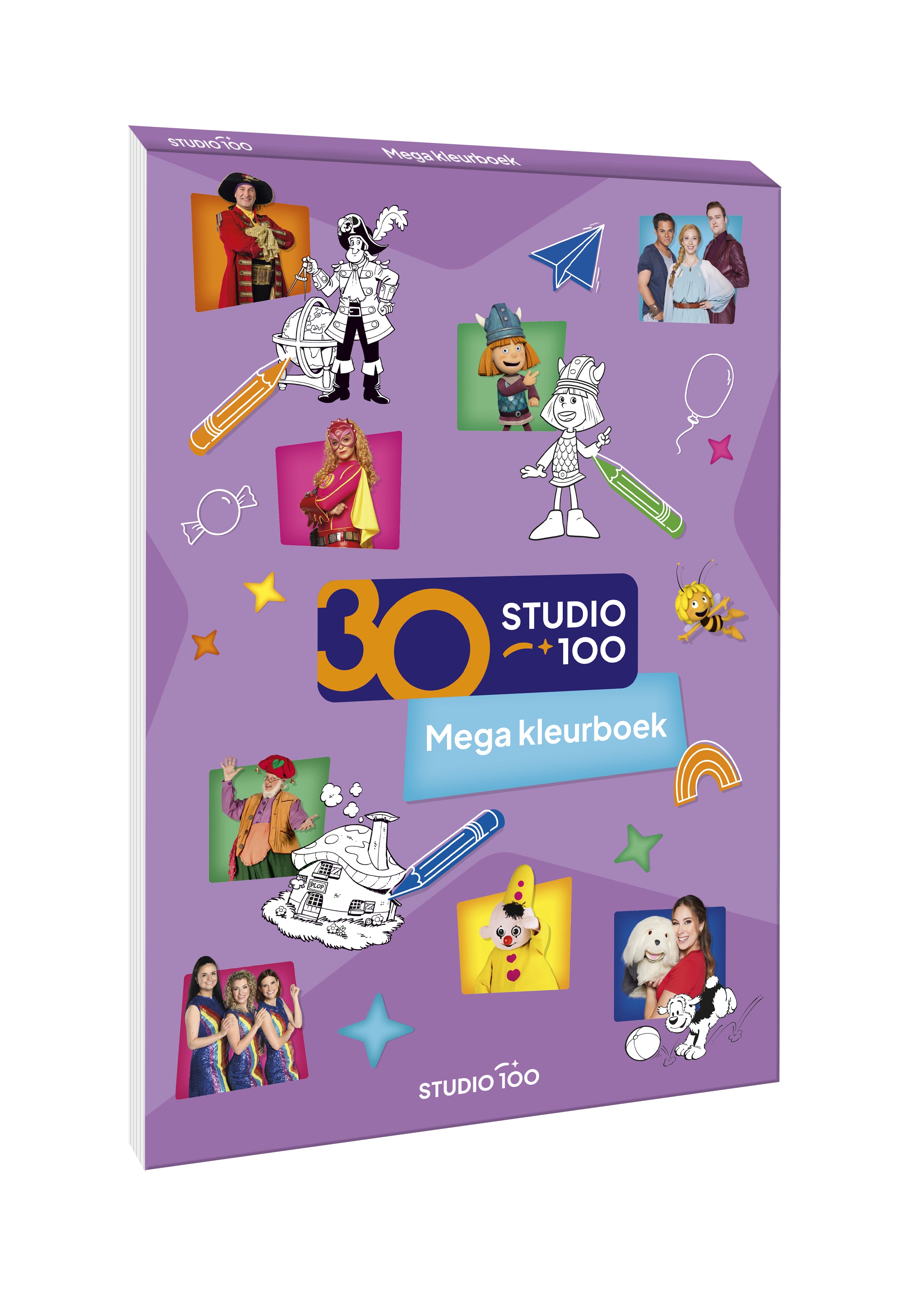Studio 100 Mega kleurboek - 30 jaar Studio 100 FSC