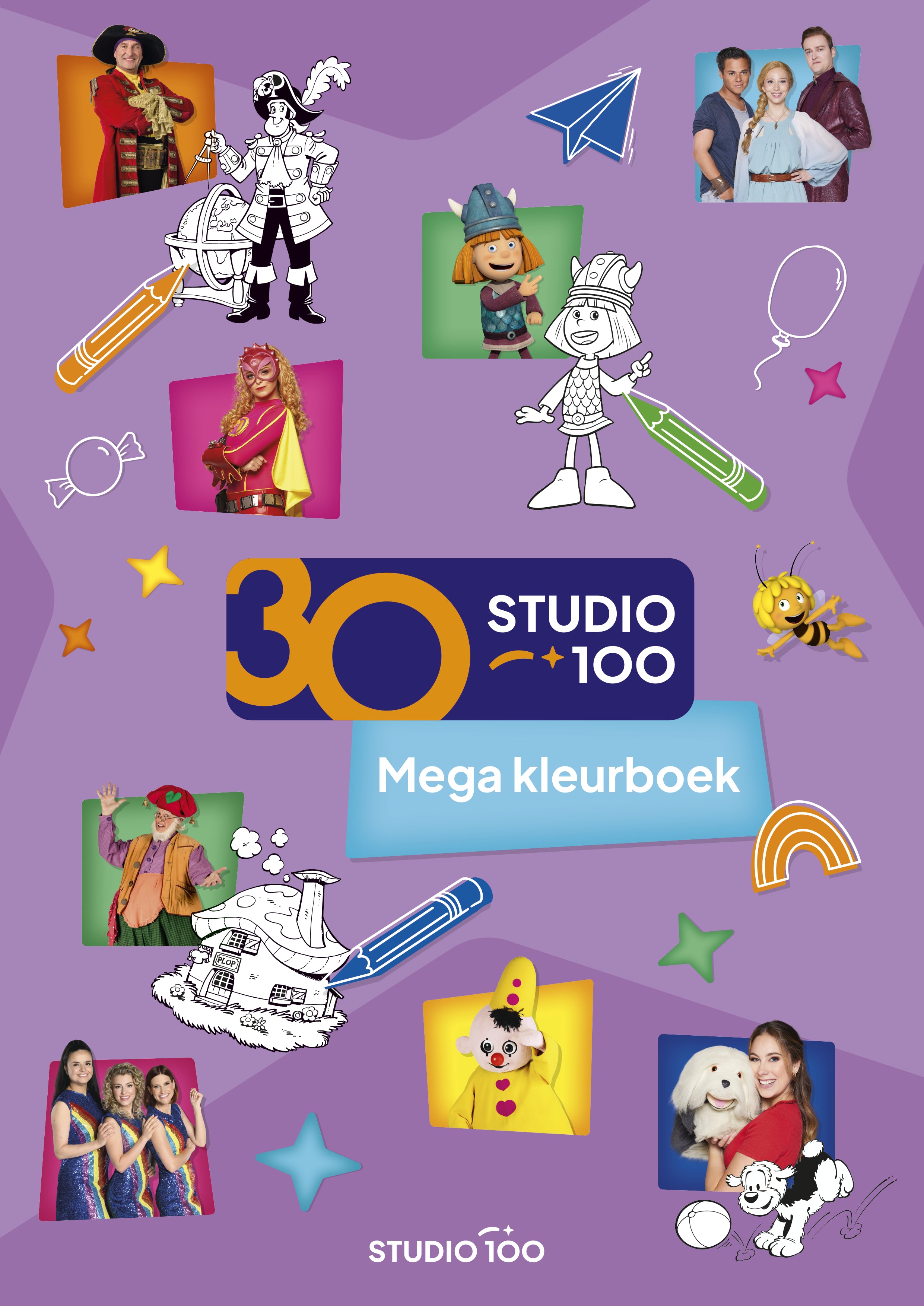 Studio 100 Mega kleurboek - 30 jaar Studio 100 FSC