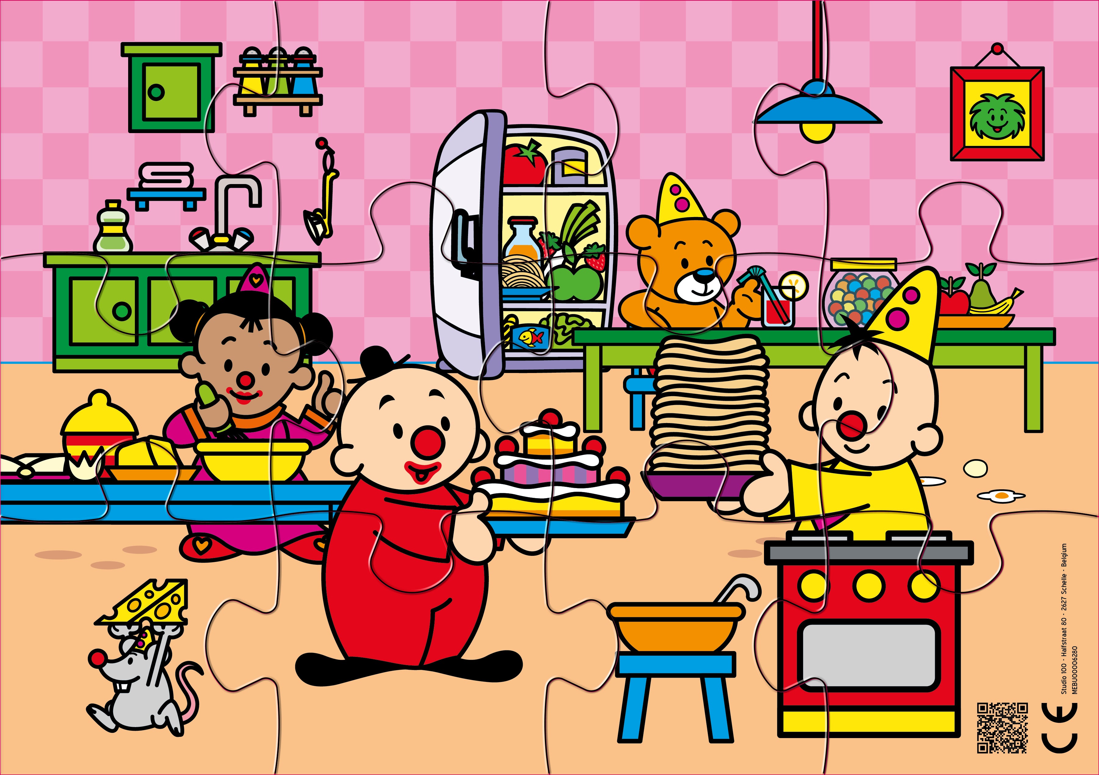 Bumba Puzzel Njam njam - 12 stukken