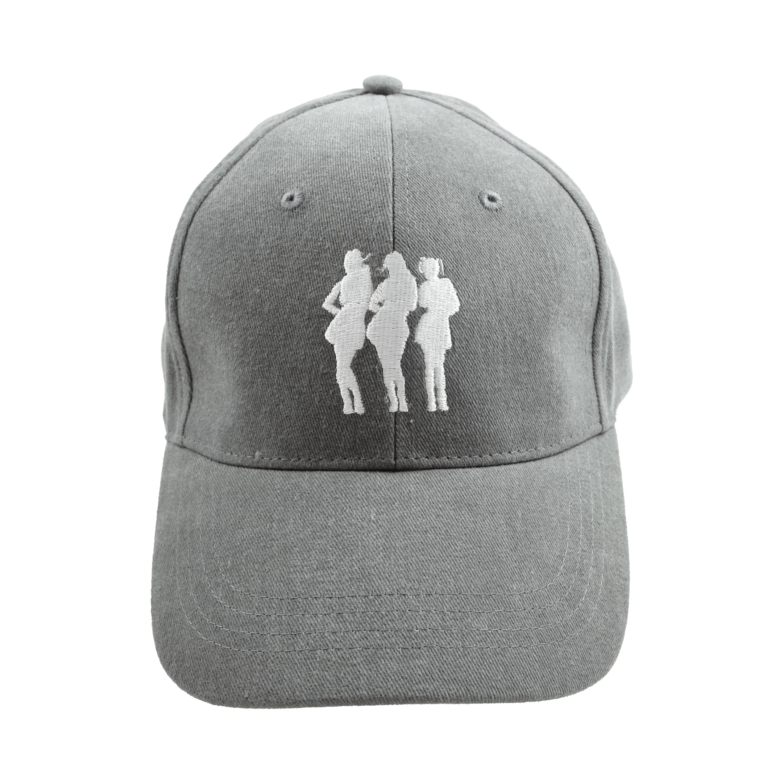 K3 Verkleedhoofddeksel "K3 Originals" – Karen – Kristel – Kathleen - Pet – Baseball Cap – Vintage – Grijs