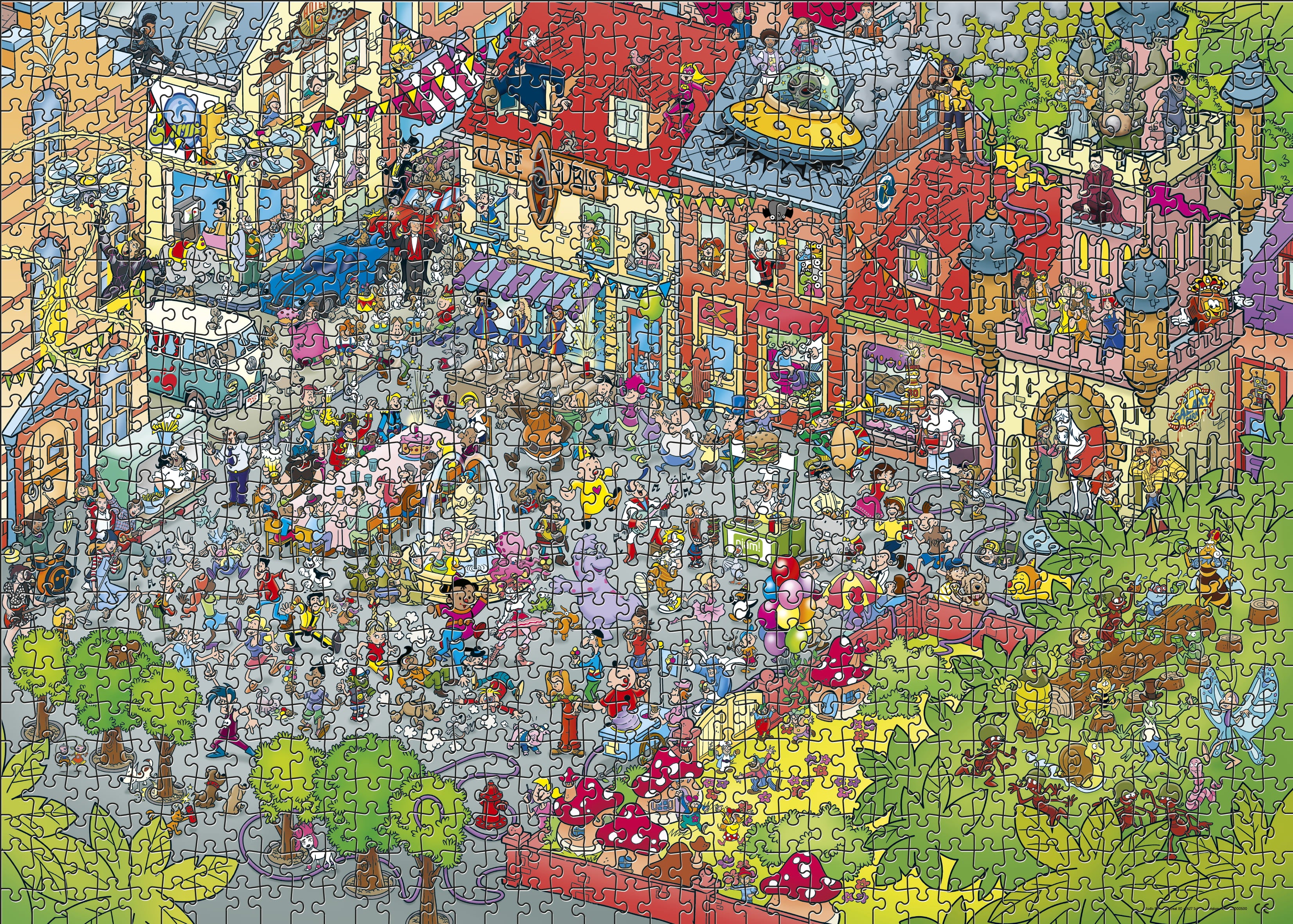 Studio 100 30 jaar Studio 100 - 2 puzzels in 1 - 104 & 1000 stukjes - FSC
