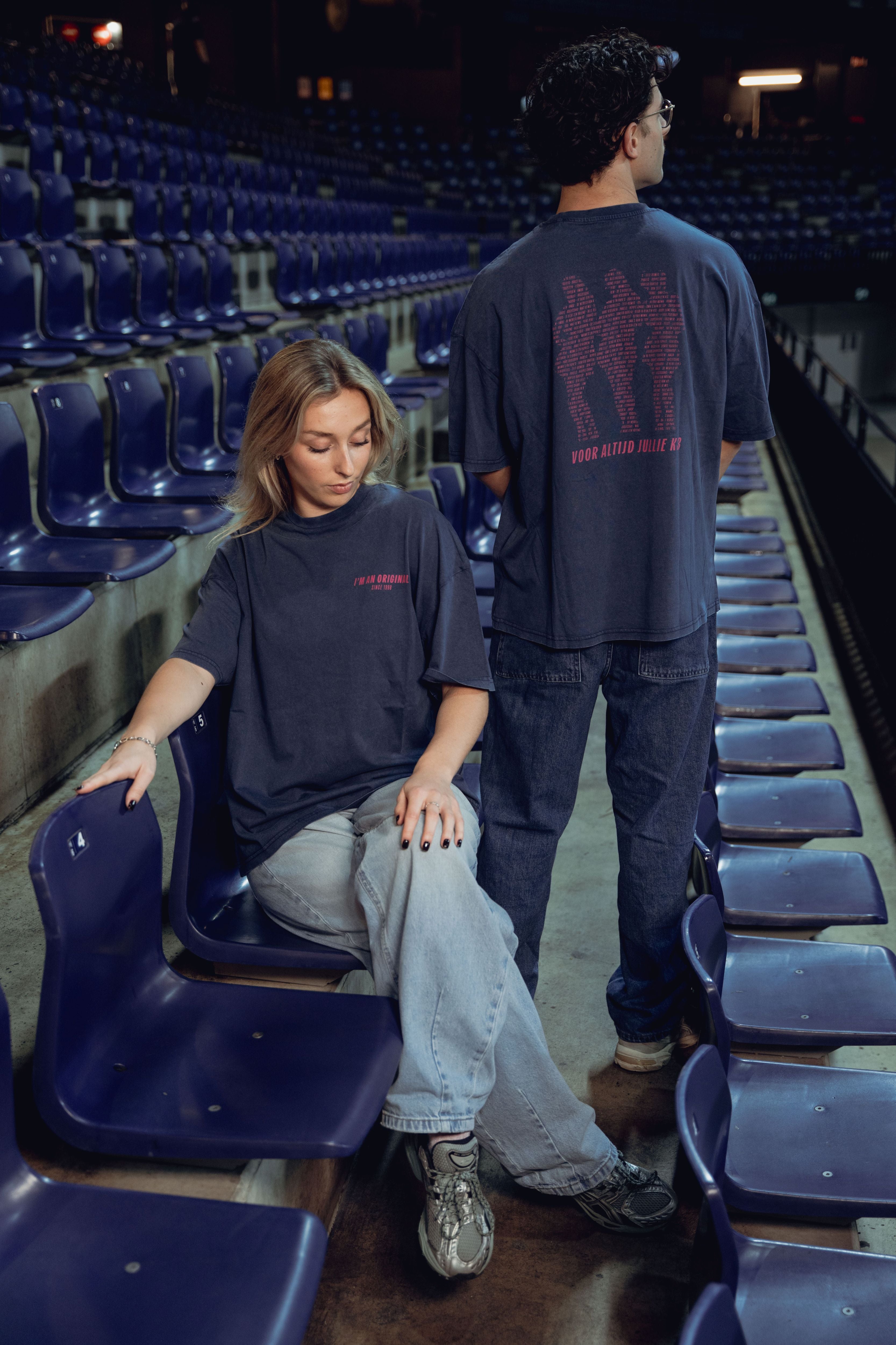 K3 Originals T-shirt washed blue