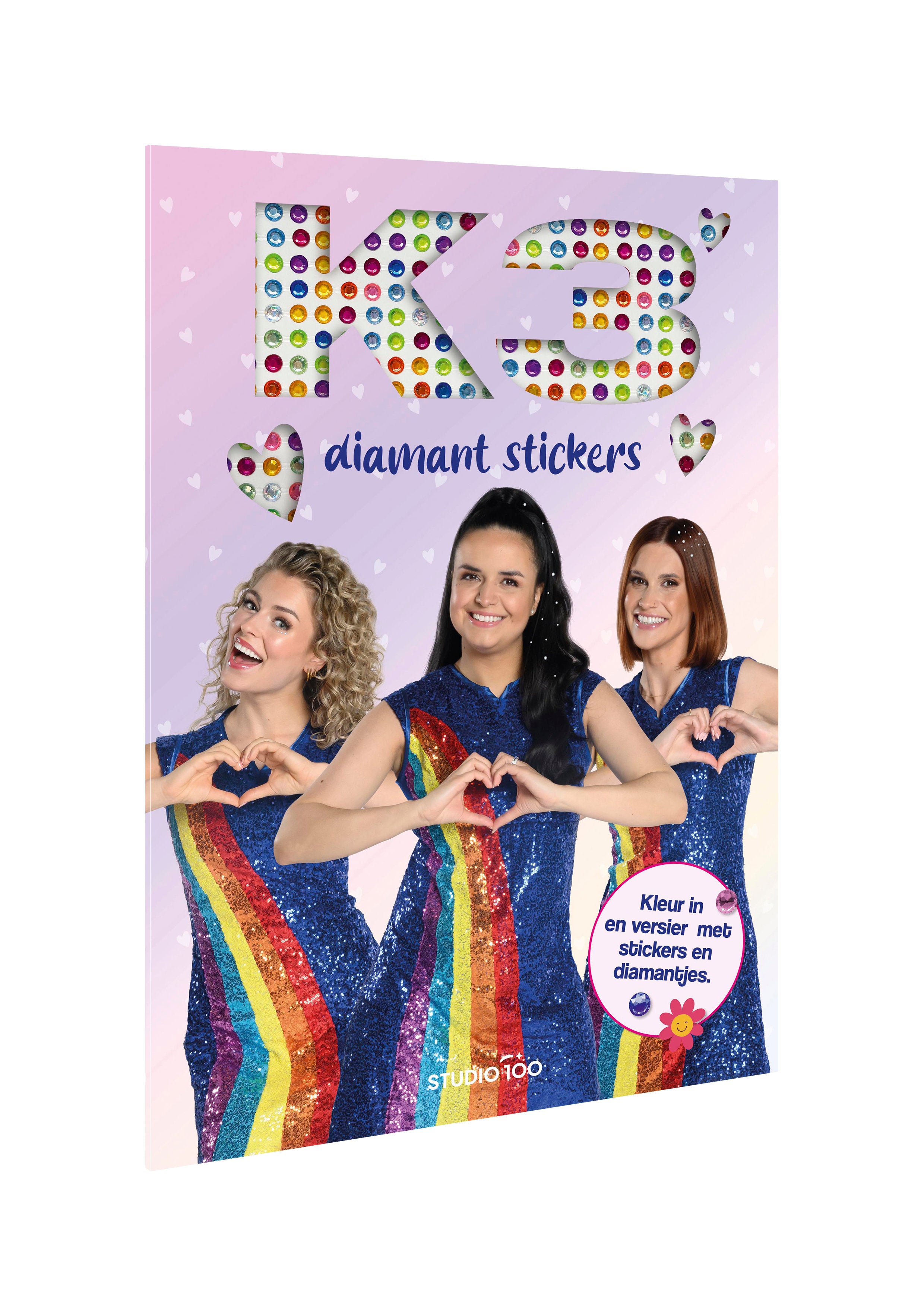 K3 Kleurboek - Diamant stickers - FSC