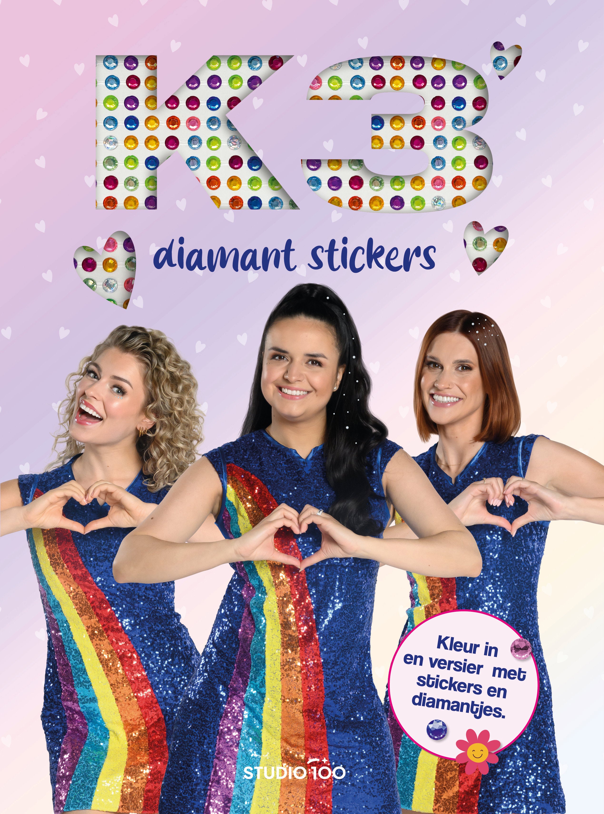 K3 Kleurboek - Diamant stickers - FSC