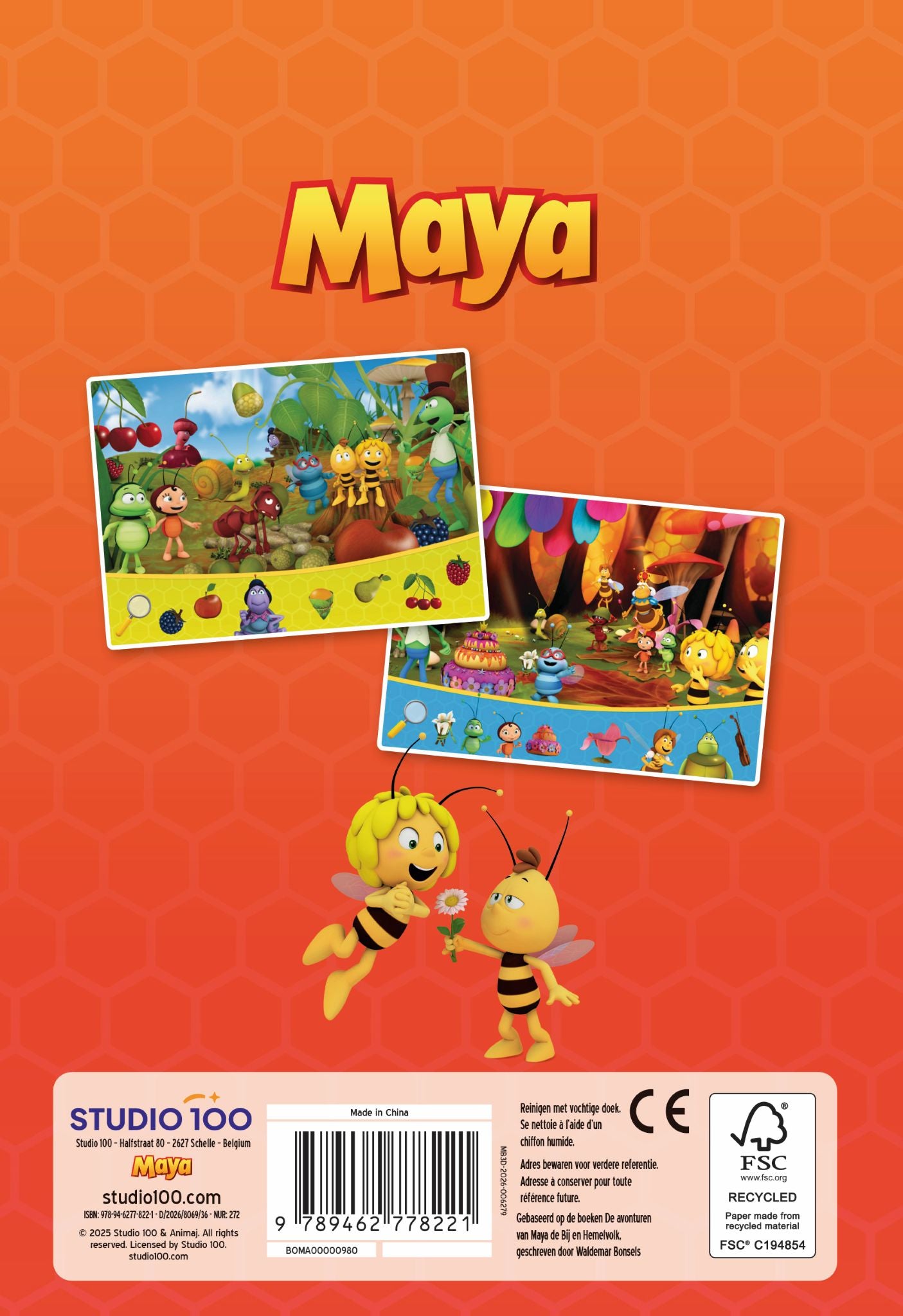 Maya - Kartonboek mini - Mini zoekboek - FSC
