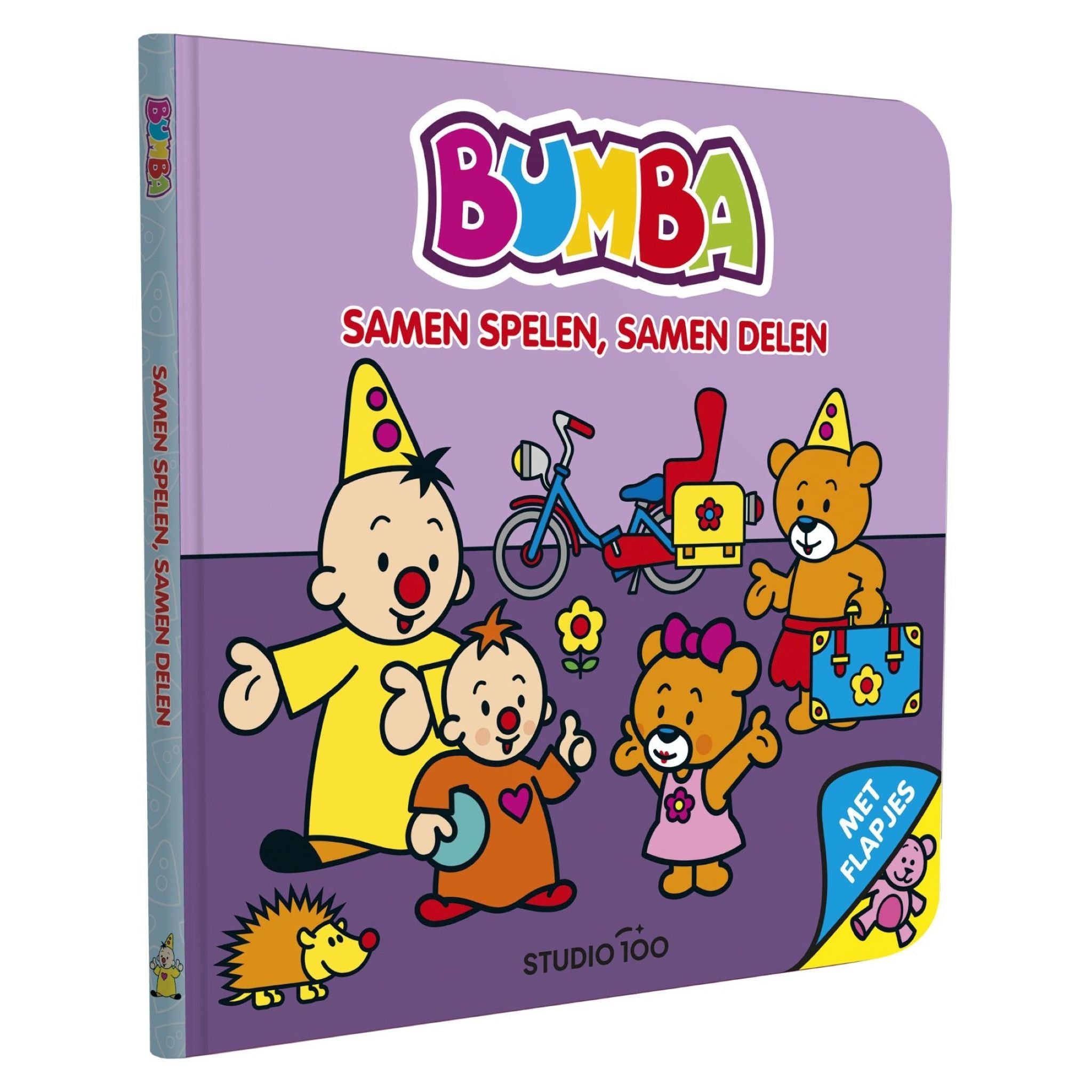 Bumba - Kartonboek met flapjes -  Samen spelen, samen delen - FSC