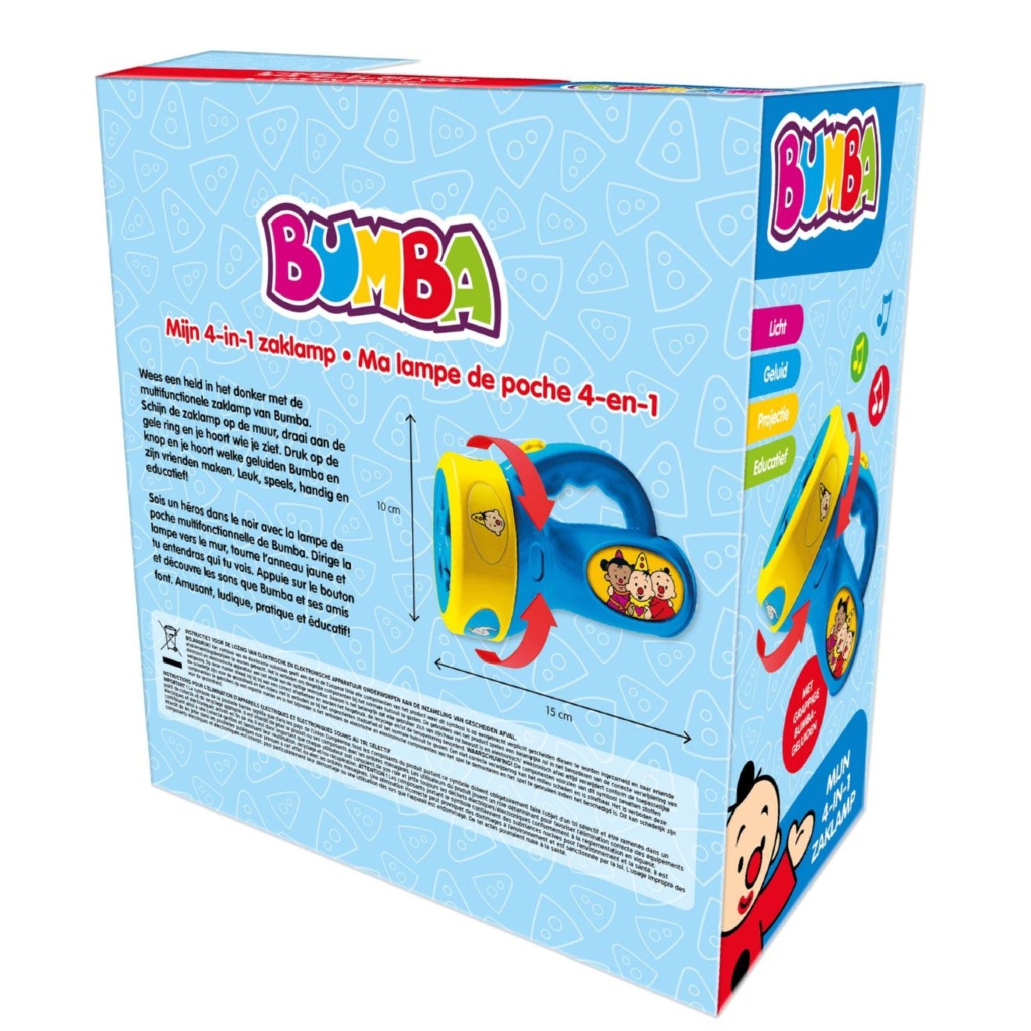 Bumba - Interactief speelgoed - Mijn 4-in-1 zaklamp