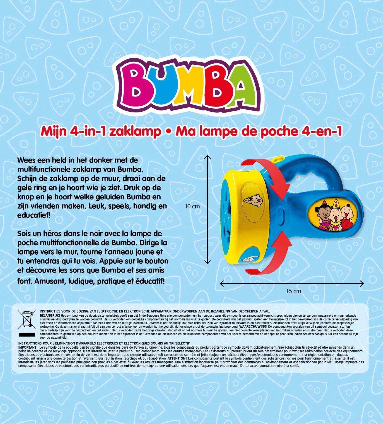 Bumba - Interactief speelgoed - Mijn 4-in-1 zaklamp